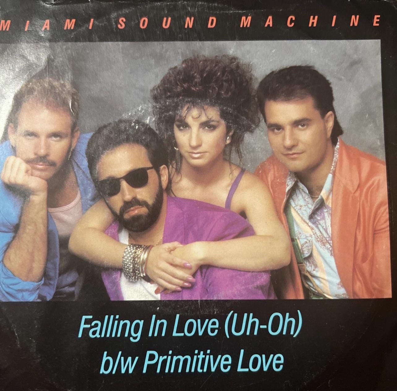 Miami Sound Machine - Falling In Love 45 Record - 1985 Retro Vinyl