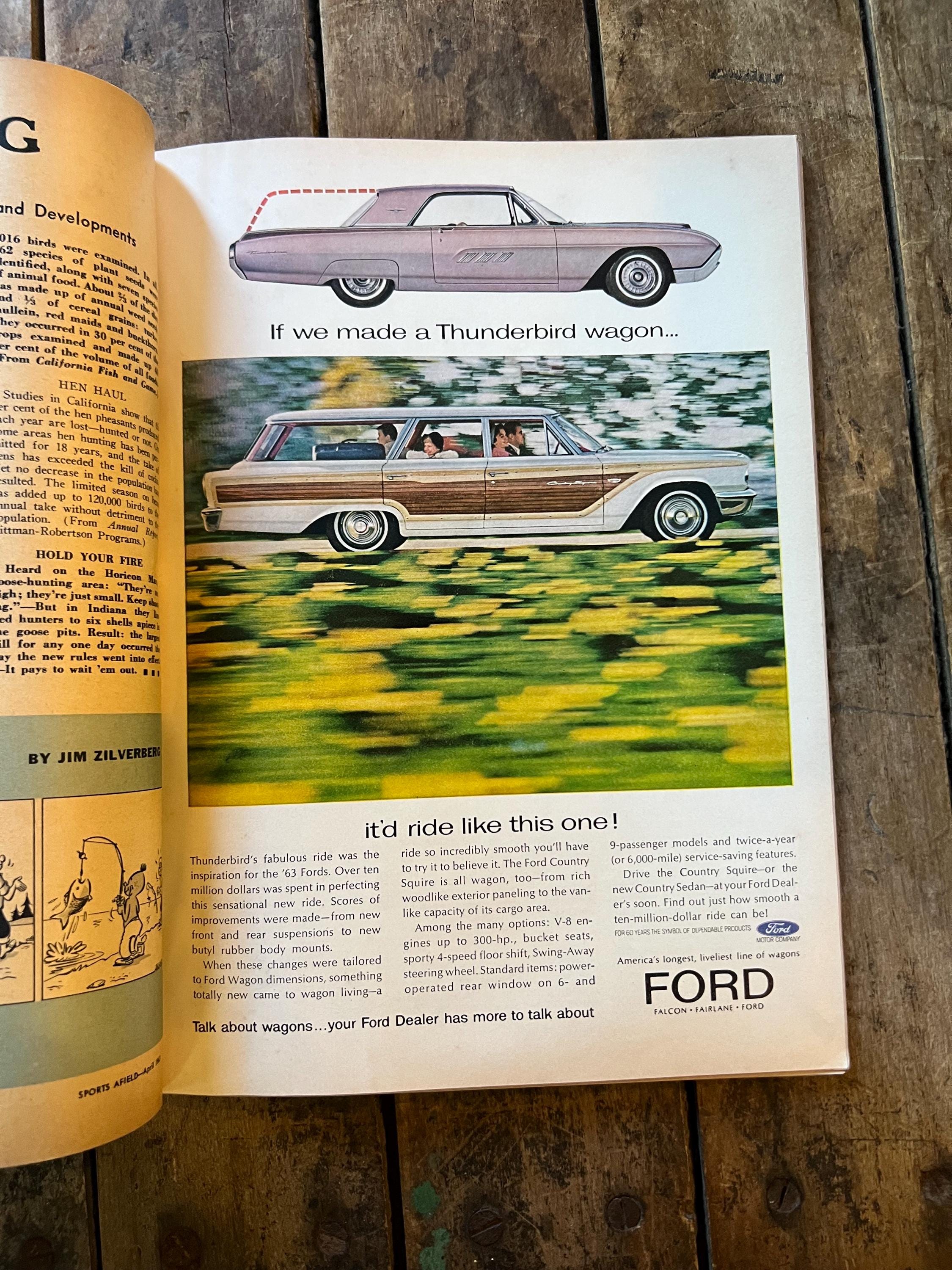 Vintage 1963 Sports Afield Magazine - April Edition