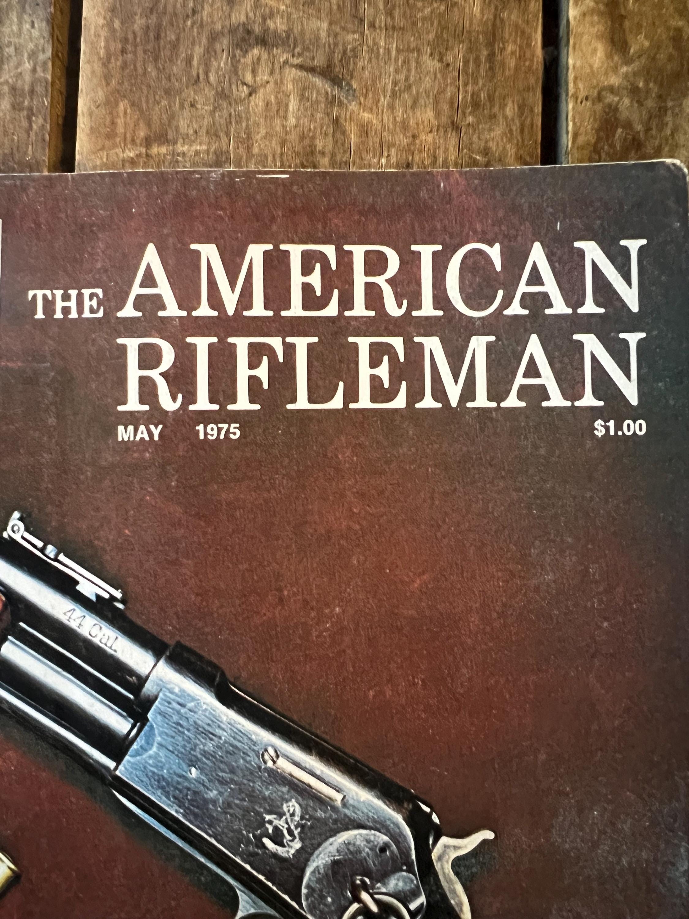 Vintage 1975 American Rifleman Magazine - May Edition- Retro Advertising - Men’s Outdoor Magazine