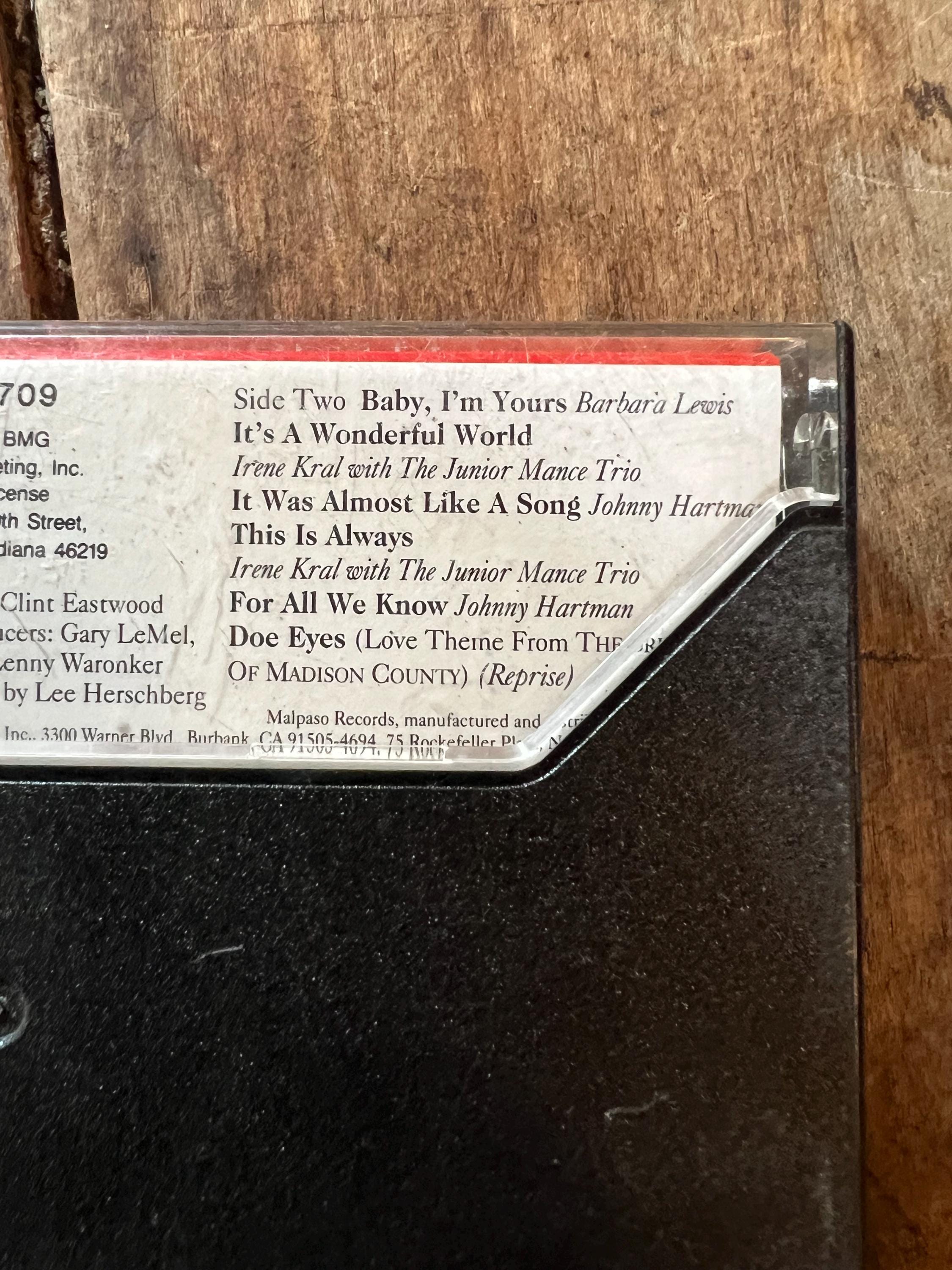 1995 The Bridges of Madison County Cassette Tape - Malpaso Records ( music from the motion picture)