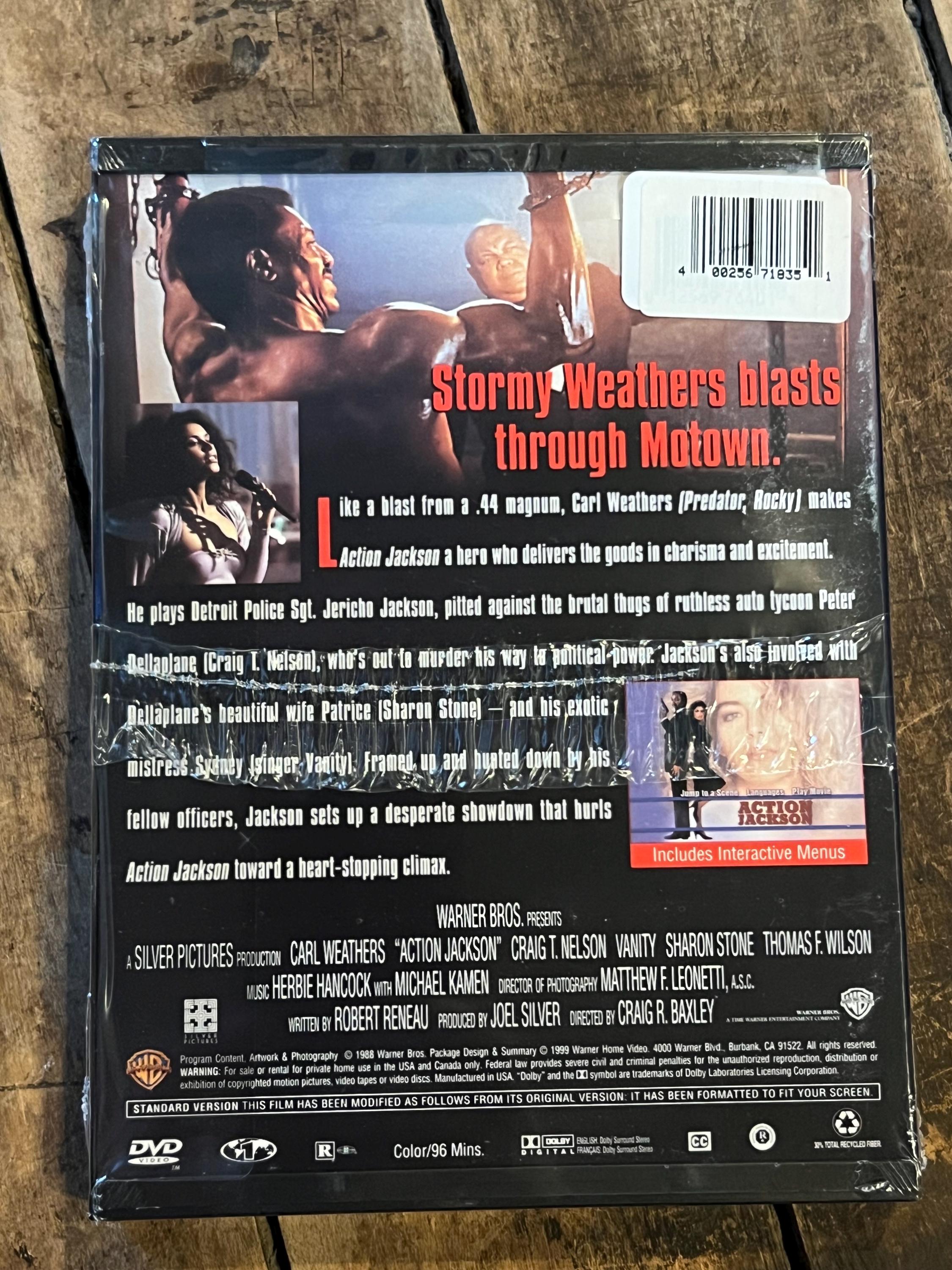 Action Jackson ( DVD 1988 ) Carl Weathers & Sharon Stone - NOS - New Sealed