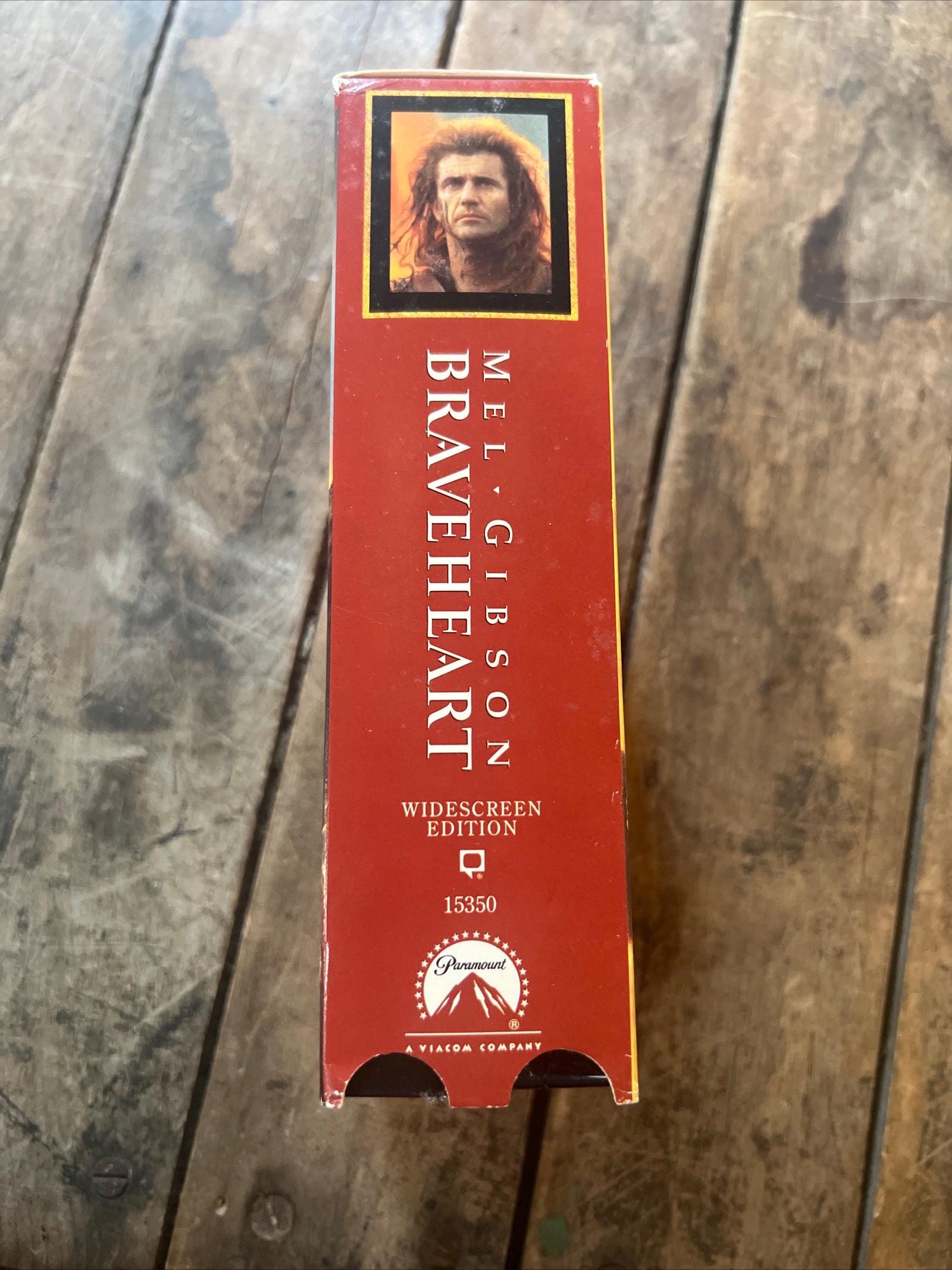 1995 BRAVEHEART staring Mel Gibson & Sophie Marceau - Paramount VHS Movie