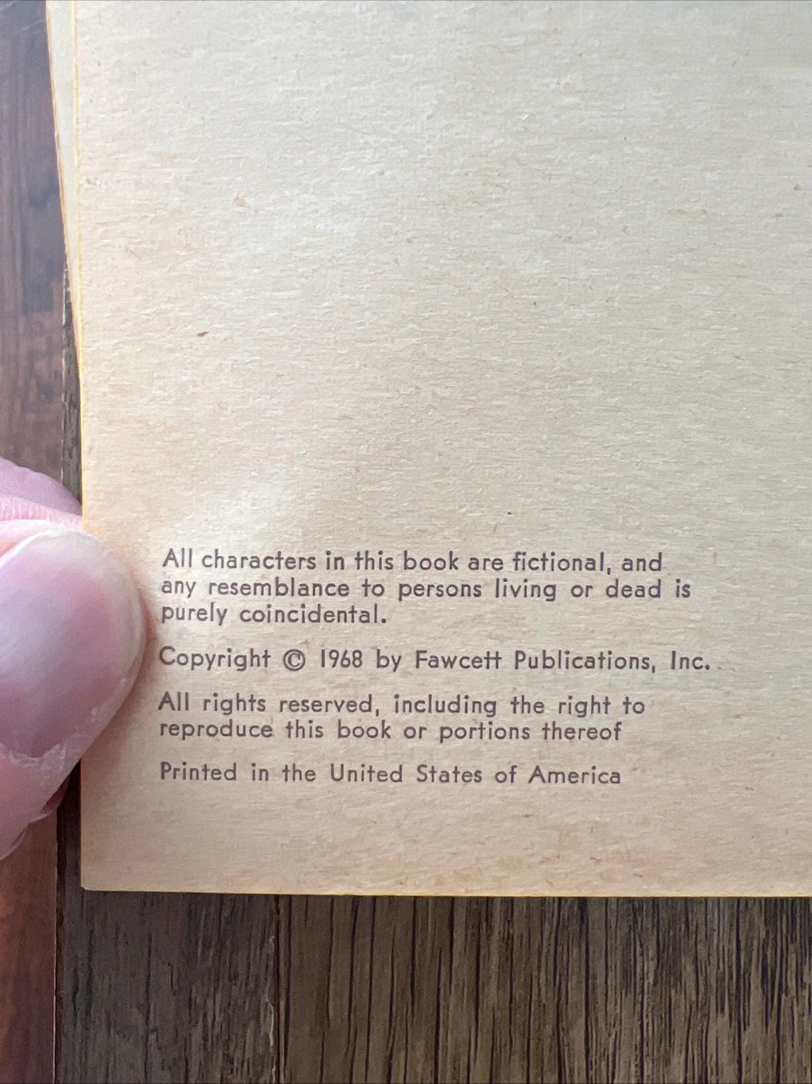 Before I Wake by David Dury ( 1968 Fawcett Gold Medal Paperback) Romace Novel