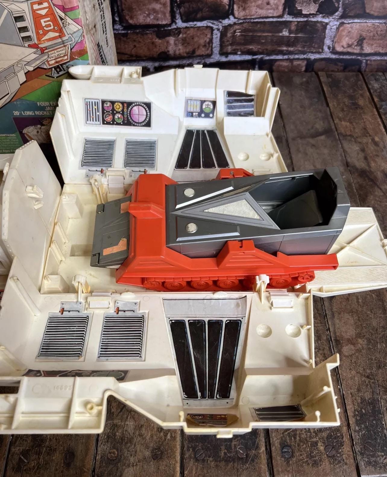 Vintage 1977 Hasbro - GI JOE SUPERJOE - Rocket Command Center #7570 Original Box
