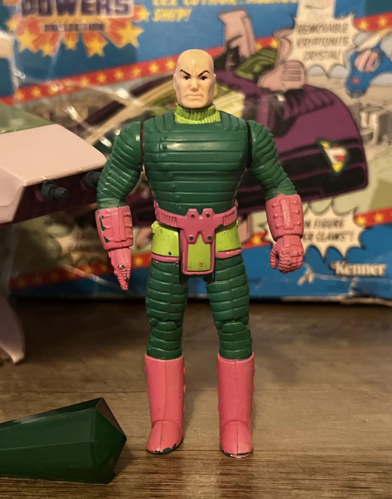 Vintage 1984 Kenner SUPER POWERS - Lex Soar 7 Assault Ship - Original Box