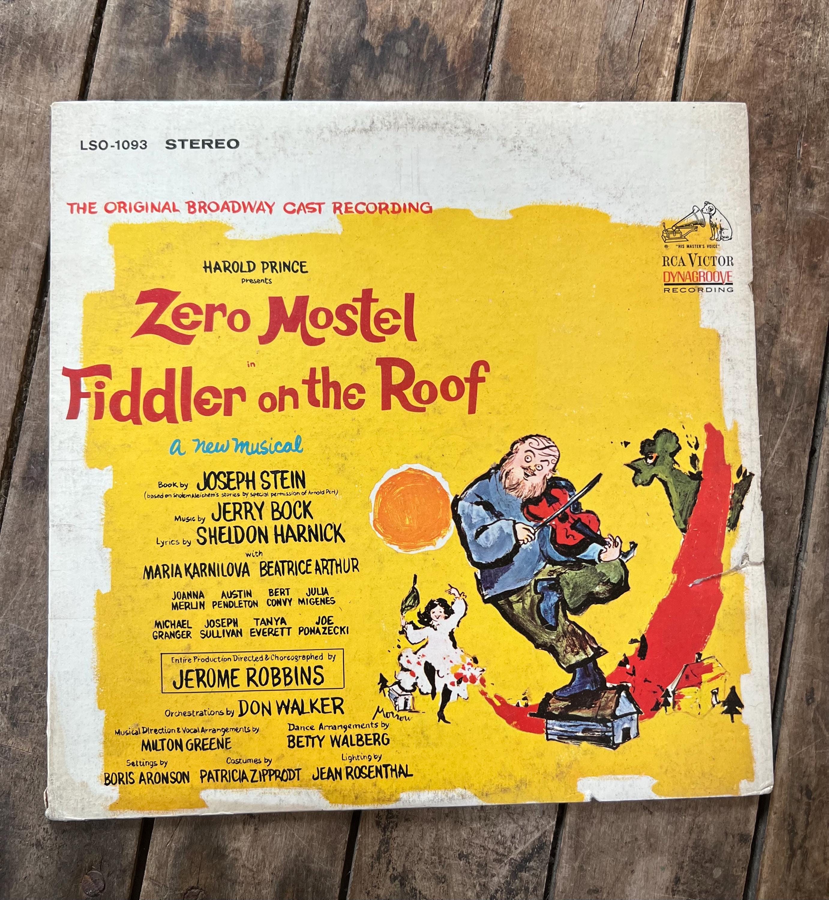 Zero Mostel “Fiddler On The Roof” ( Original Broadway Cast Recording) - 1964 RCA Victor Record - LP Vinyl Album
