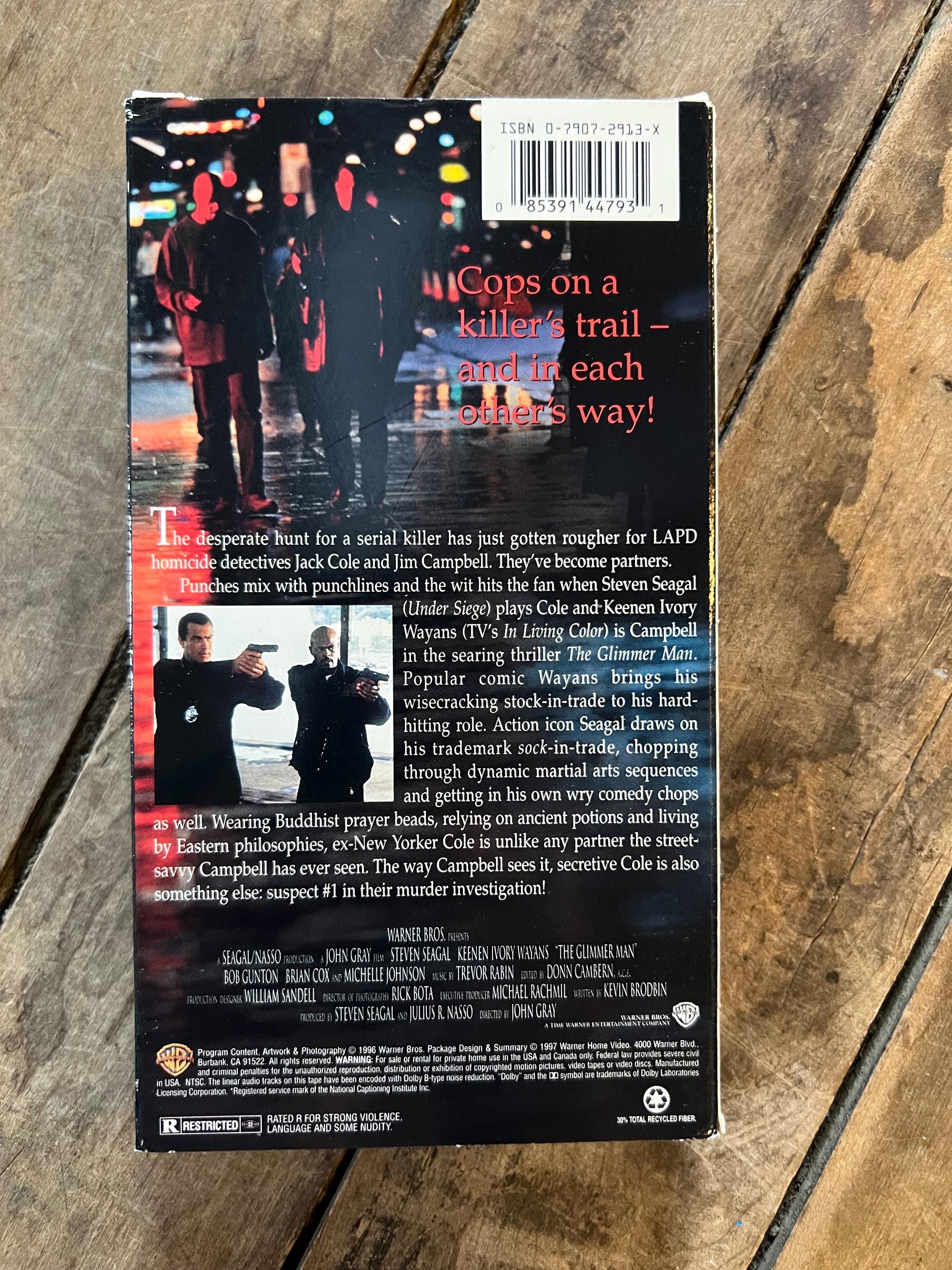 The Glimmer Man ( VHS 1996) Starring - Steven Seagal & Keenen Ivory Wayans