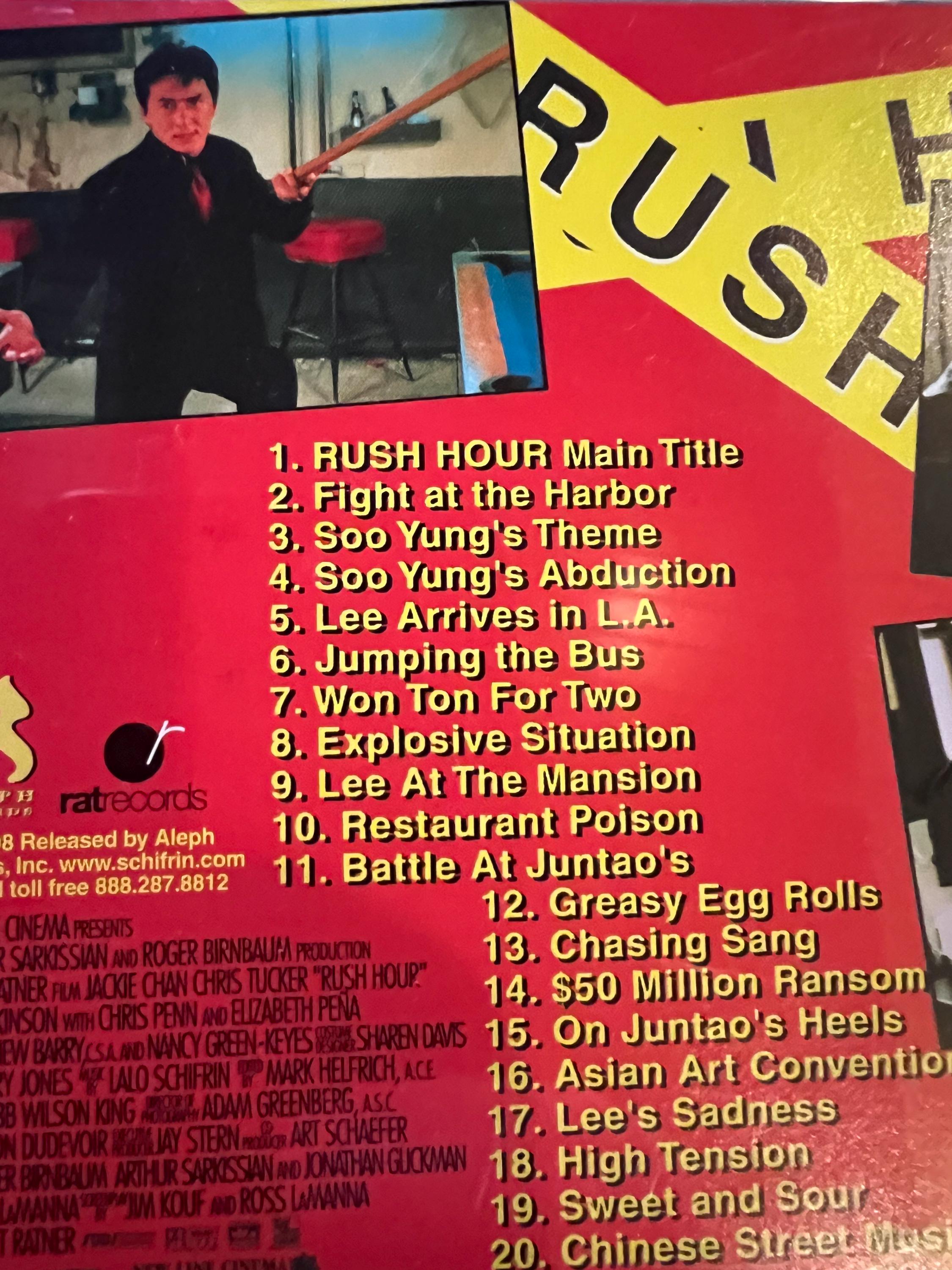 Lalo Schifrin ( Rush Hour Original Motion Picture Score ) CD - 1998 Aleph Records