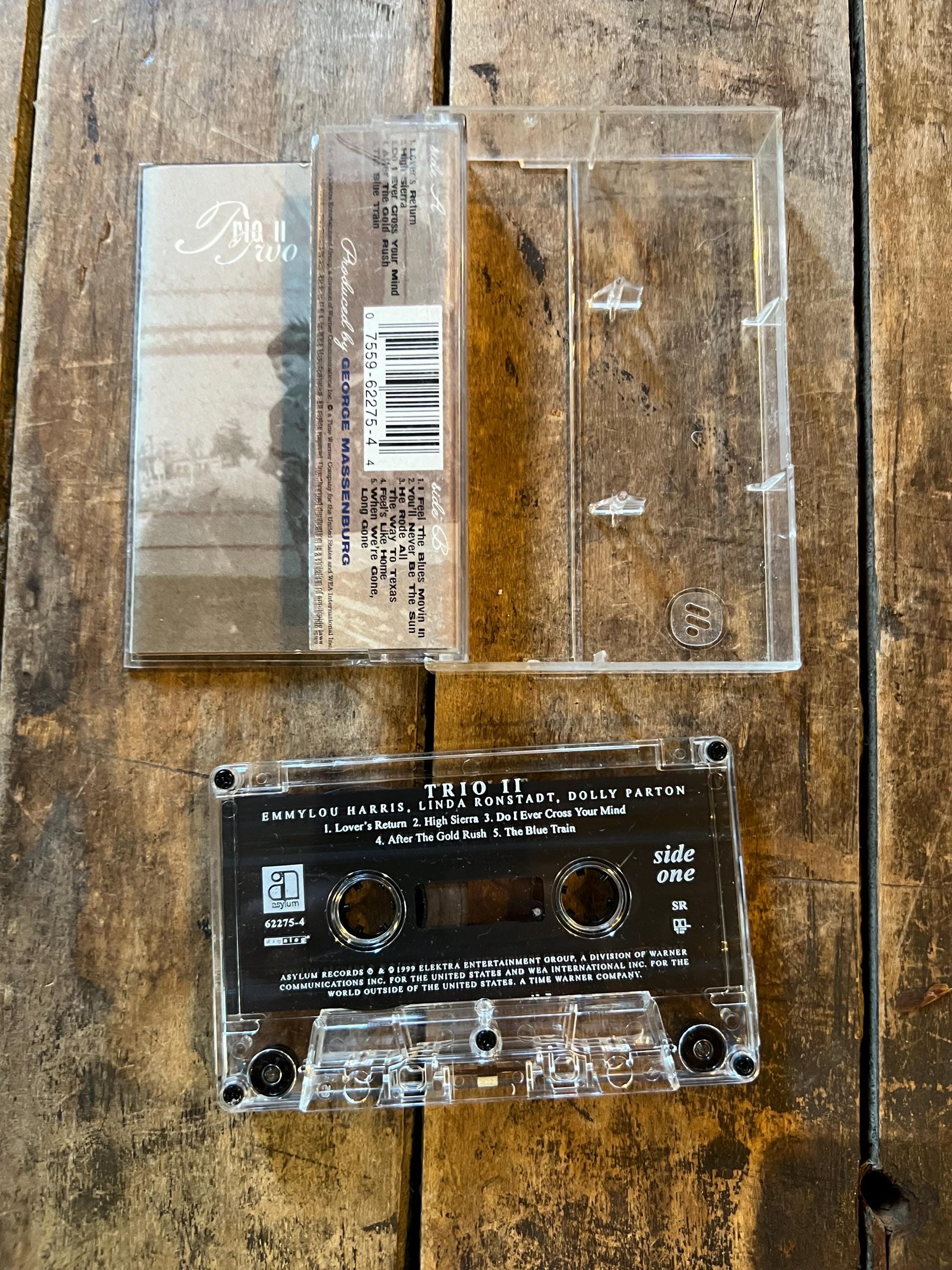 1999 Emmylou Harris, Linda Ronstadt & Dolly Parton “Trio Two” Cassette Tape - Asylum Records