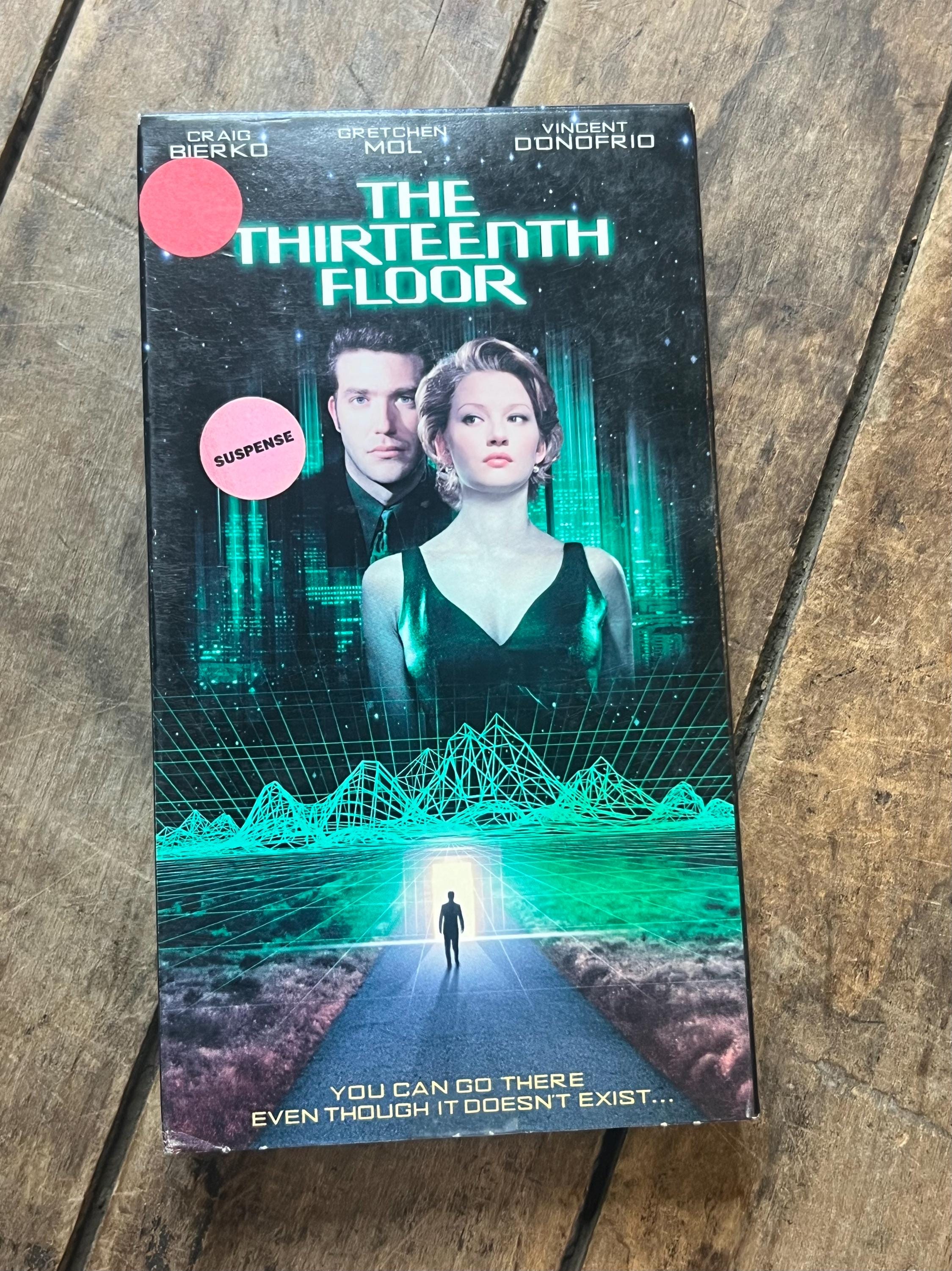 The Thirteenth Floor - VHS Movie ( 1999 ) - Starring Gretchen Mol & Craig Bierko