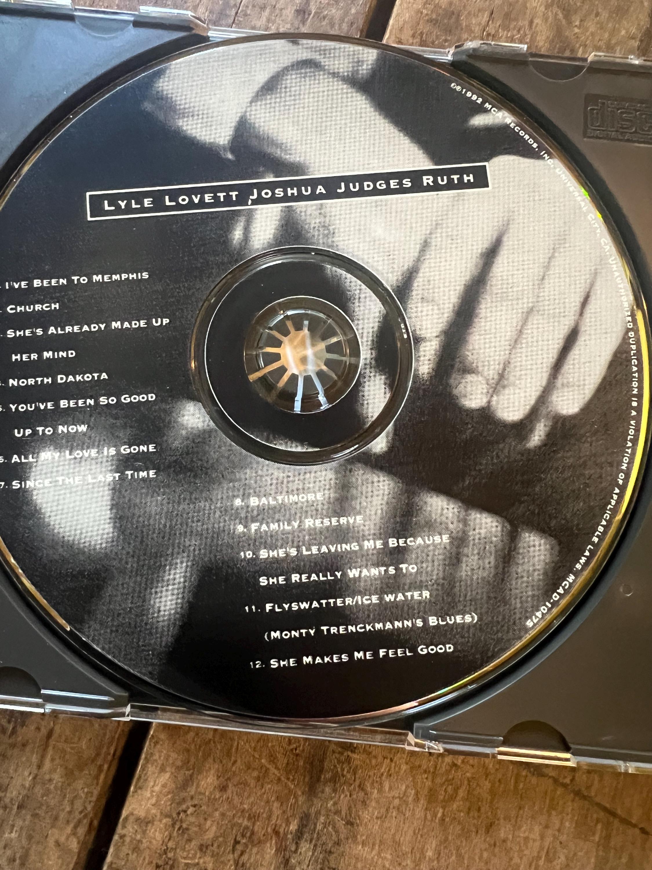 Lyle Lovett Joshua Judges Ruth CD - 1992 Curb Records - Country Blues Folk