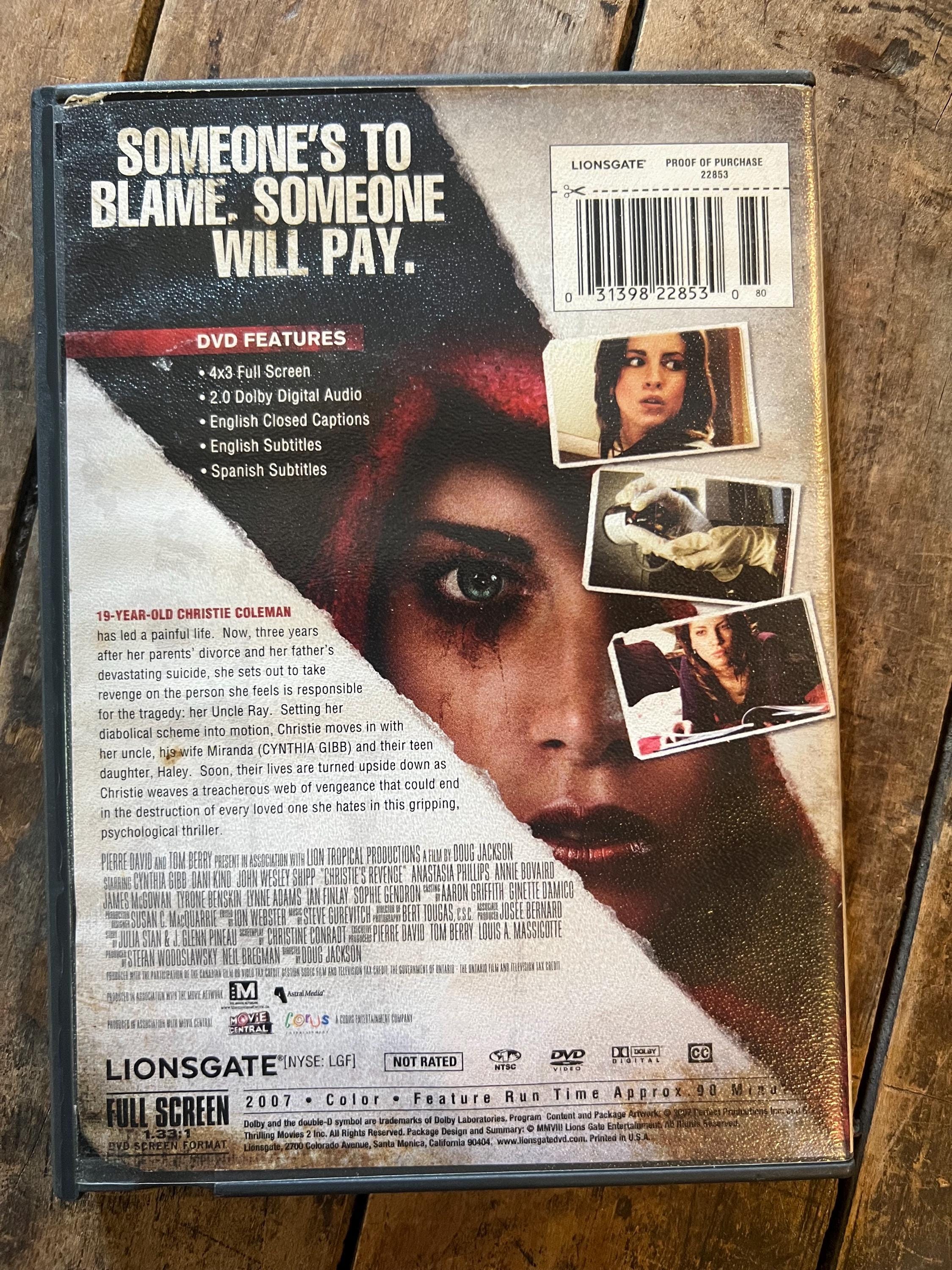 Christie’s Revenge ( DVD )  Starring Dani Kind - Blockbuster Rental