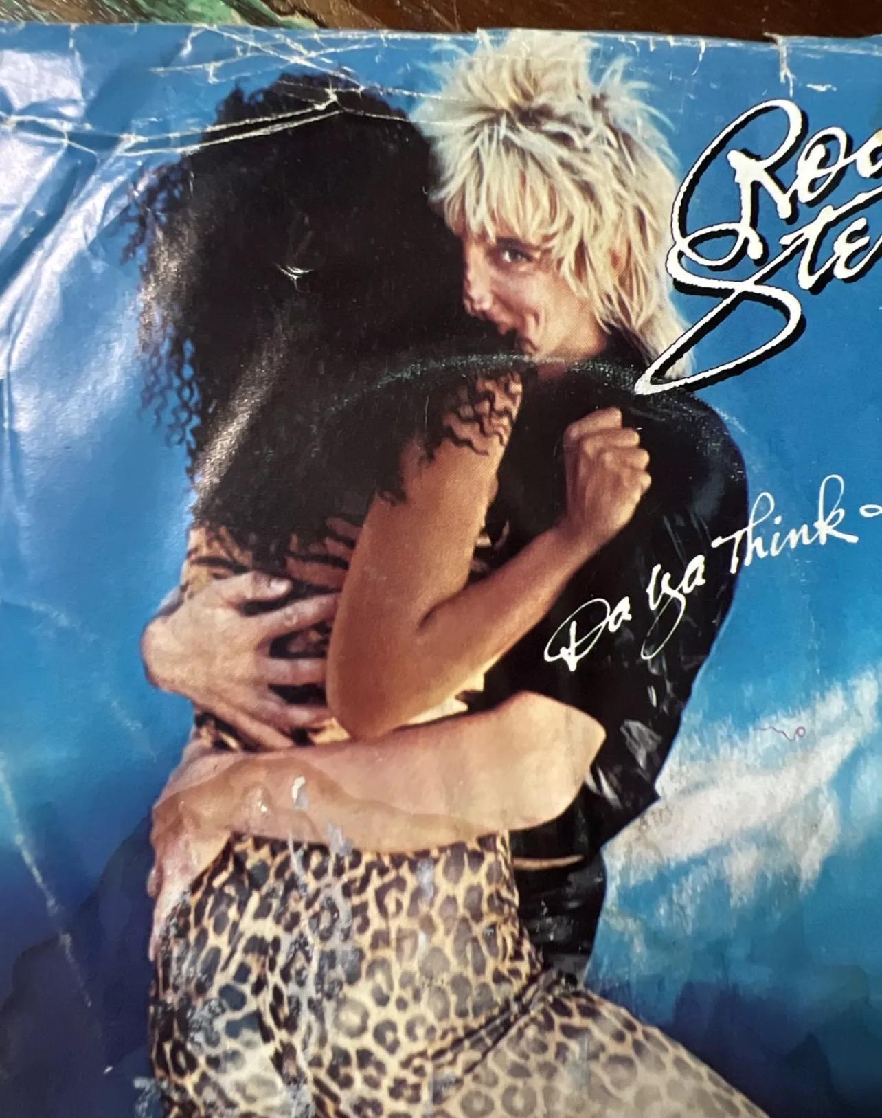ROD STEWART - Da Ya Think I’m Sexy - Warner Bros Records - 45 Record & Sleeve (1978)  - Vintage Vinyl - Retro