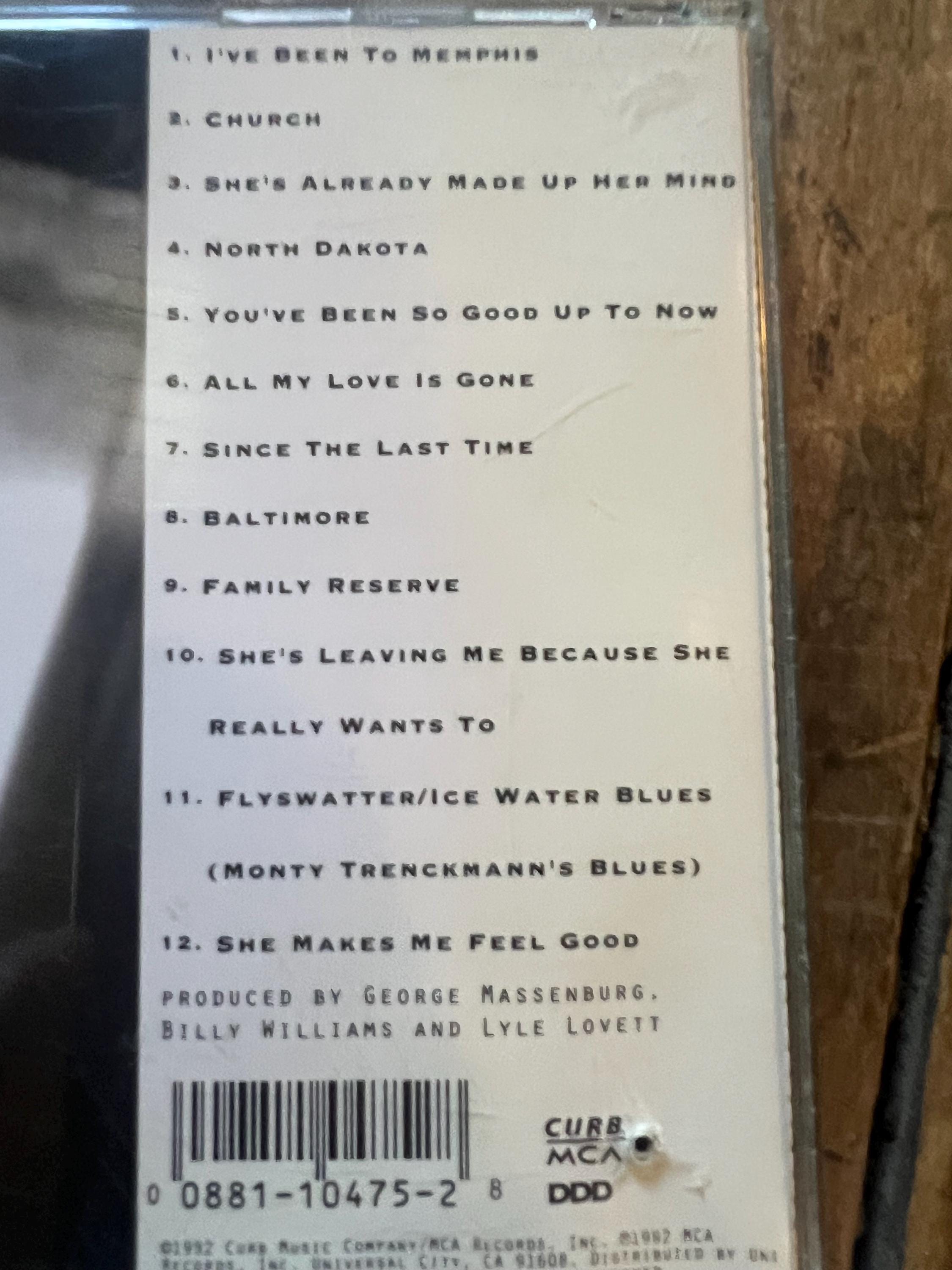 Lyle Lovett Joshua Judges Ruth CD - 1992 Curb Records - Country Blues Folk