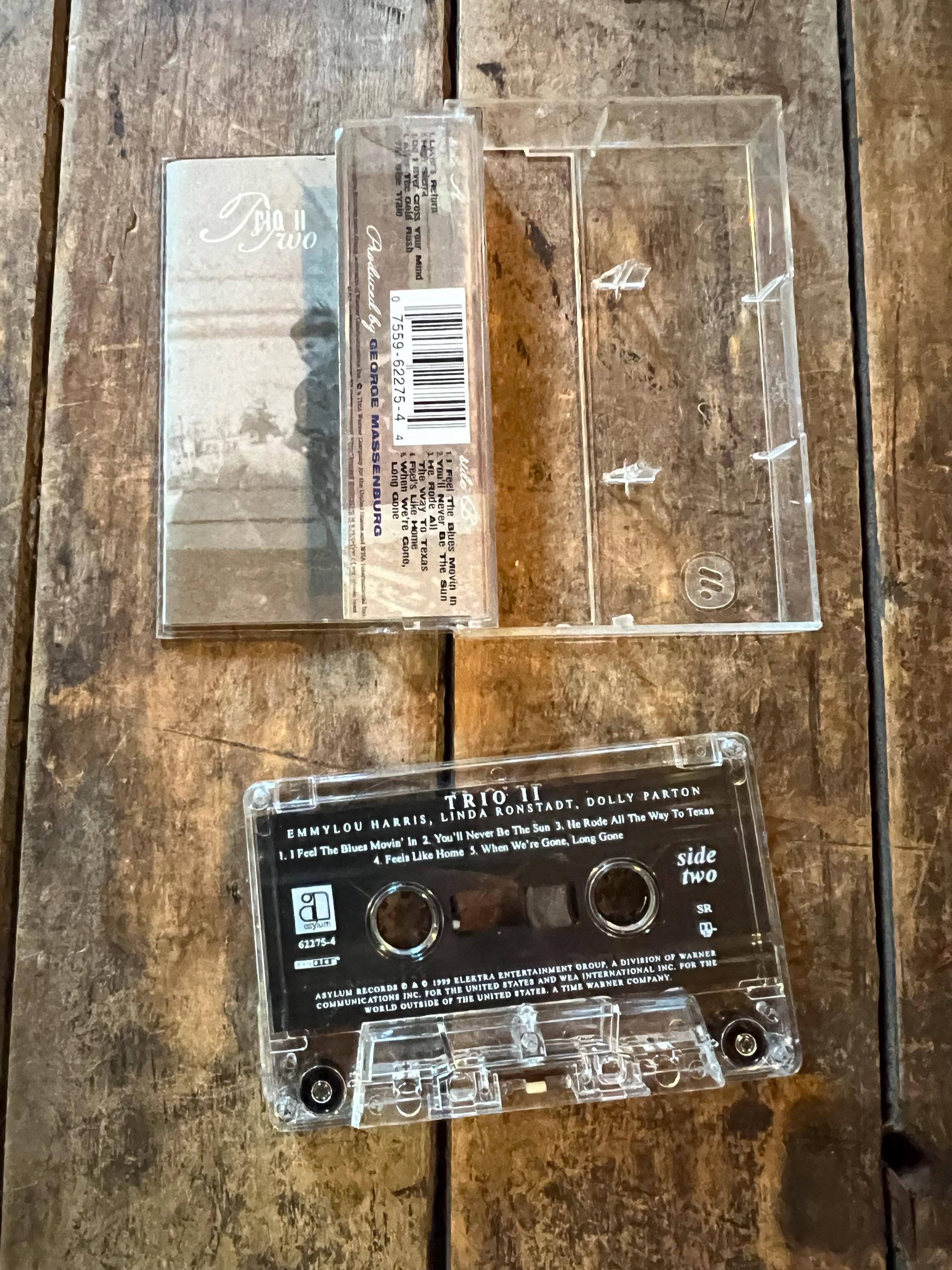 1999 Emmylou Harris, Linda Ronstadt & Dolly Parton “Trio Two” Cassette Tape - Asylum Records