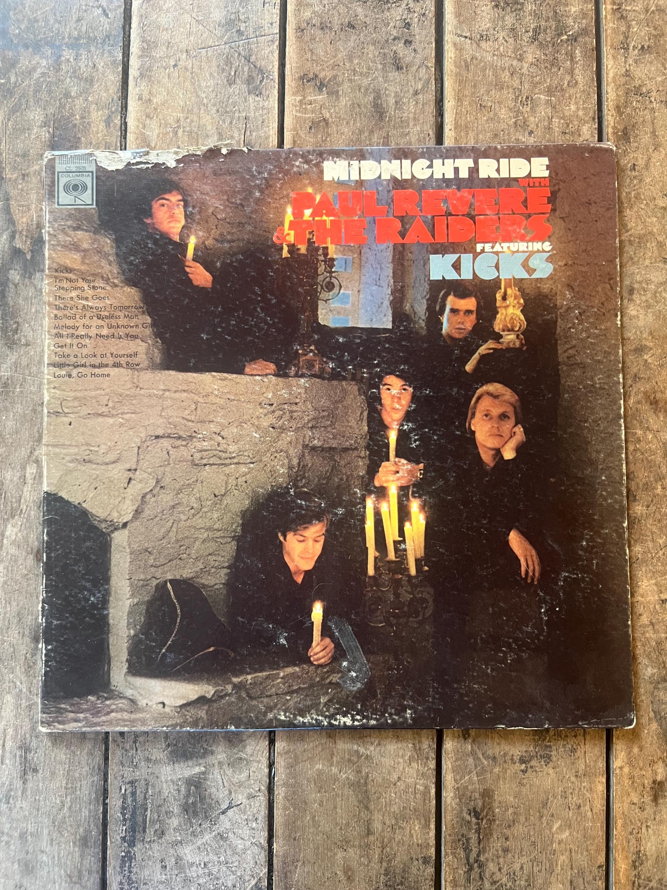 Vintage 1966 Paul Revere & The Raiders 'Midnight Ride' LP Vinyl Record
