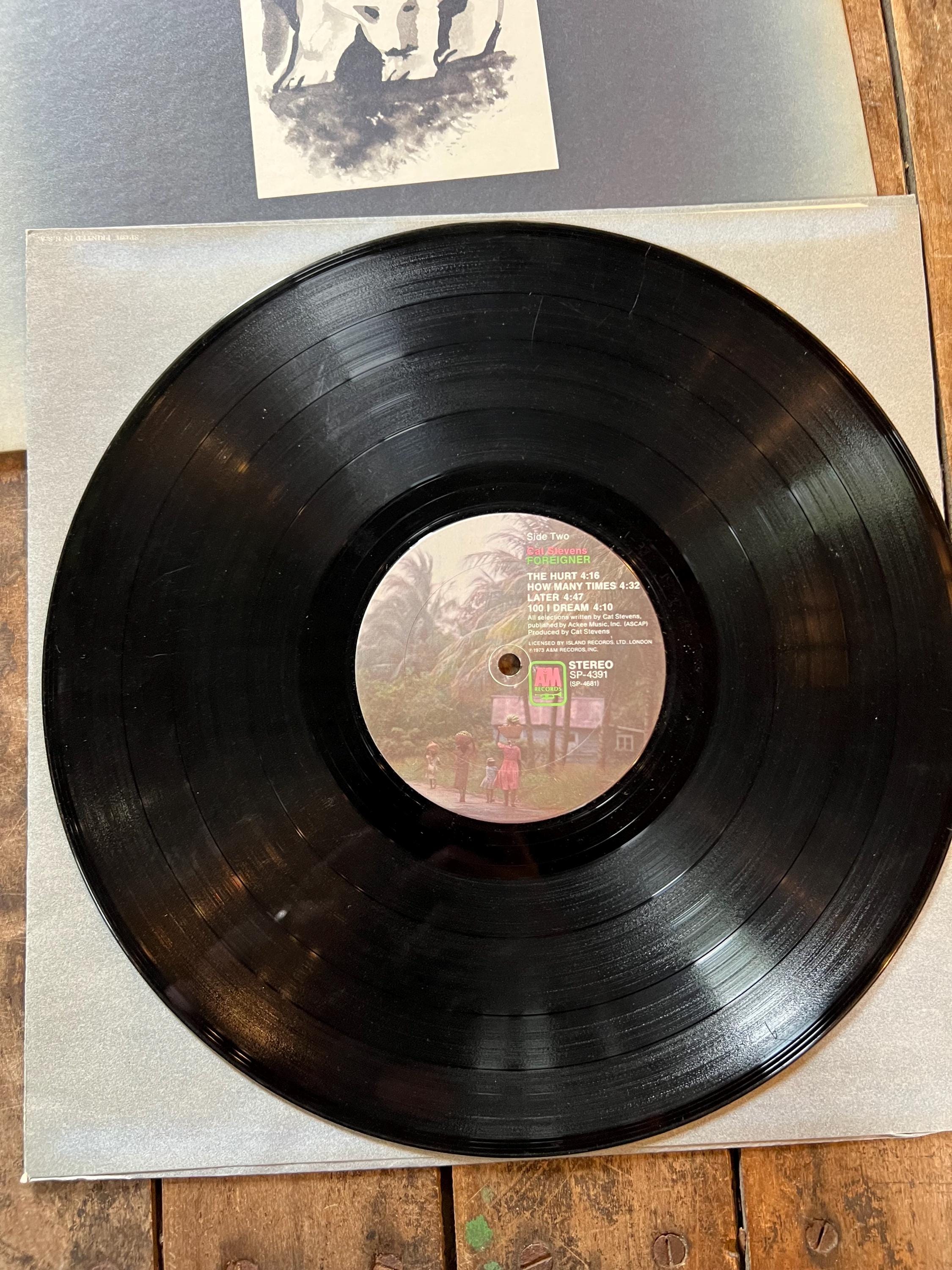 Cat Stevens "Foreigner" LP - 1973 A&M Records Vinyl - Folk Pop Rock