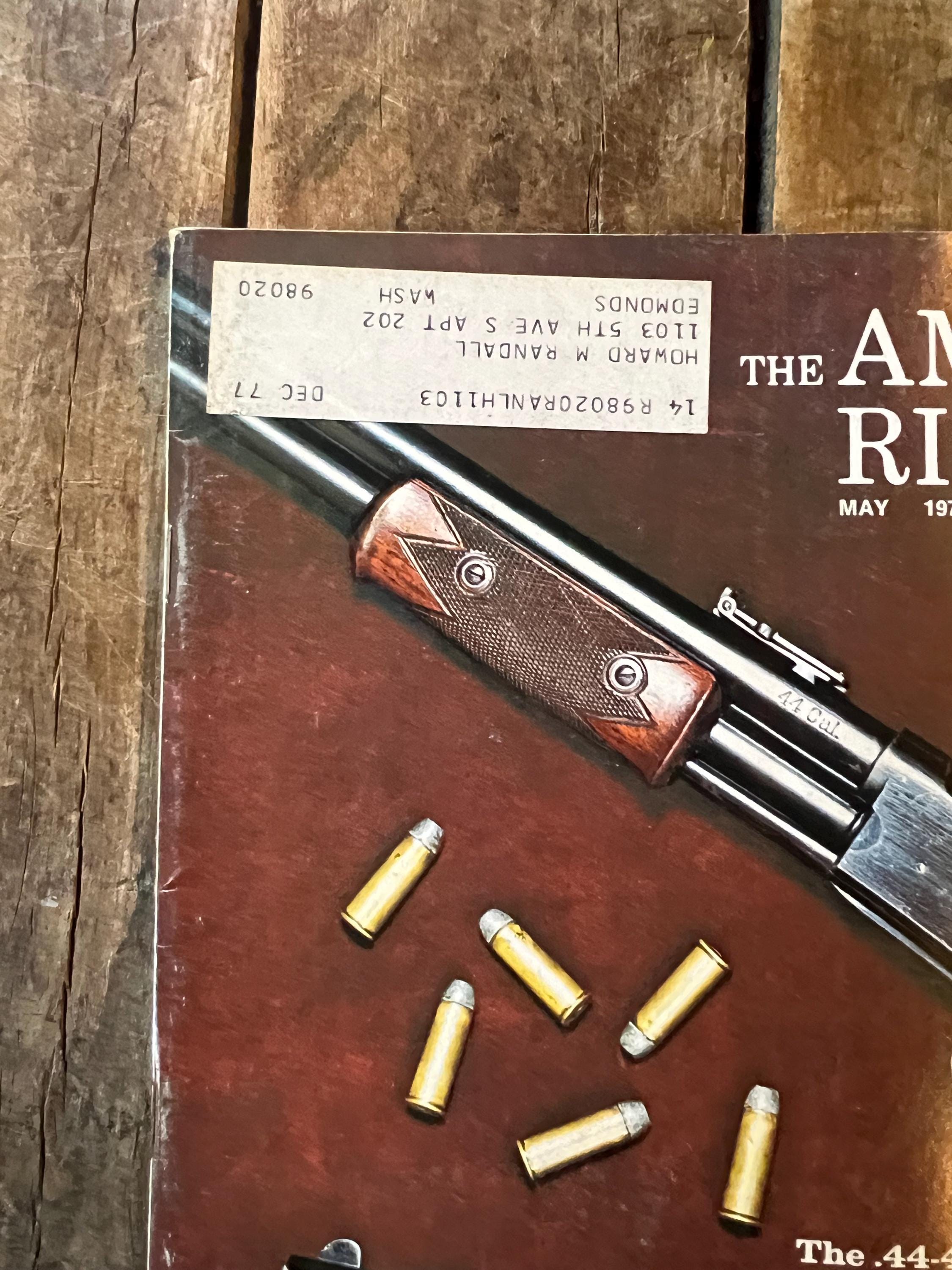 Vintage 1975 American Rifleman Magazine - May Edition- Retro Advertising - Men’s Outdoor Magazine