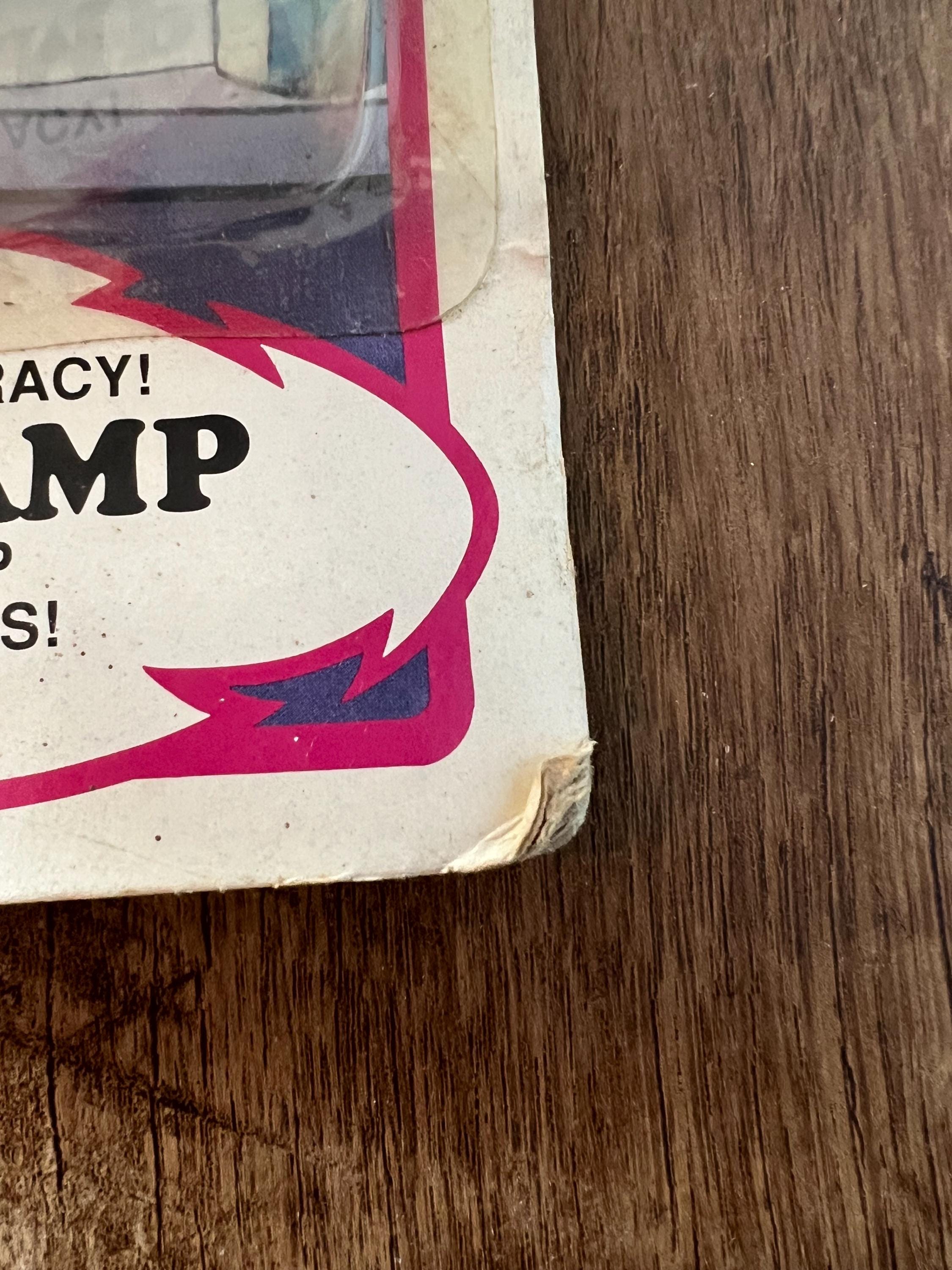 1990 Playmates - Dick Tracy Movie - The TRAMP Action Figure -Complete On Card