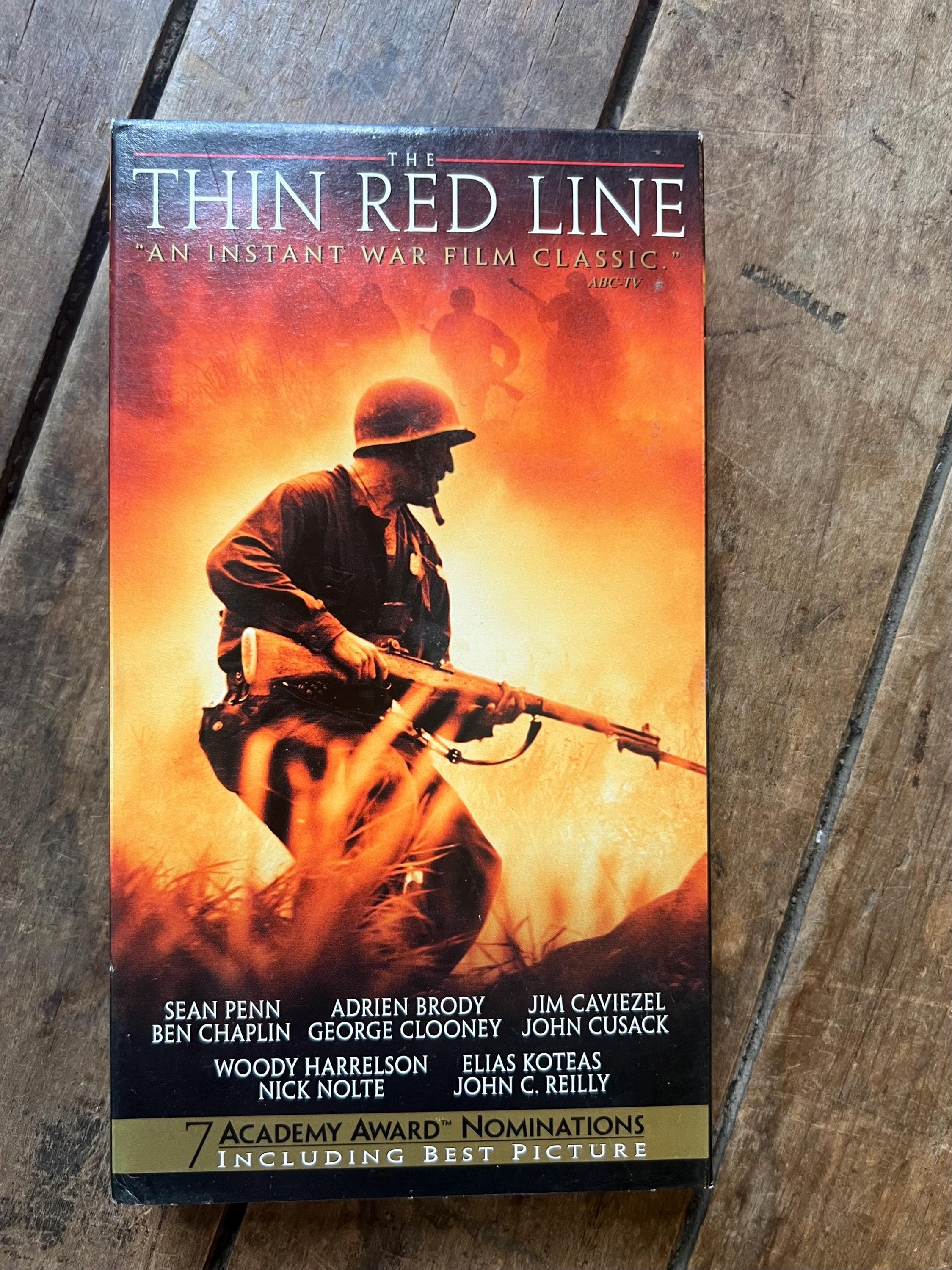 The Thin Red Line VHS - 1999 War Movie - Academy Award Nominee