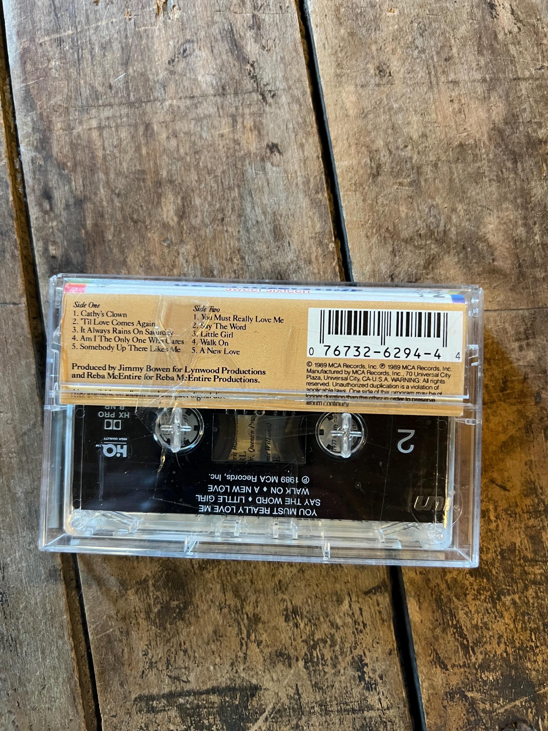 1989 Reba McEntire “Sweet Sixteen ” Cassette Tape - MCA Records