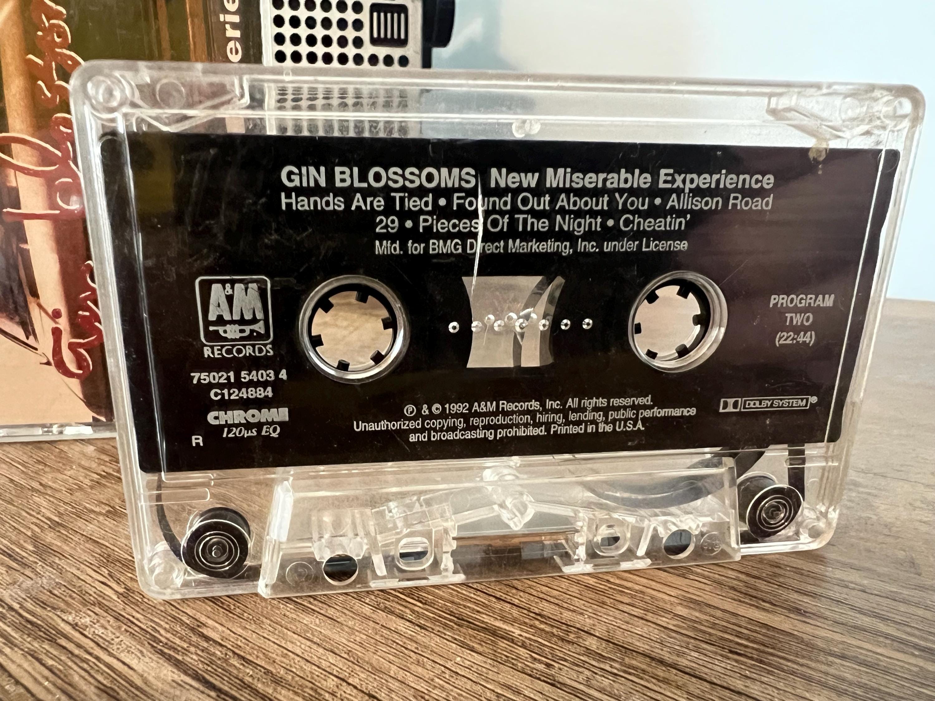 Vintage 1992 Gin Blossoms "New Miserable Experience" Cassette Tape