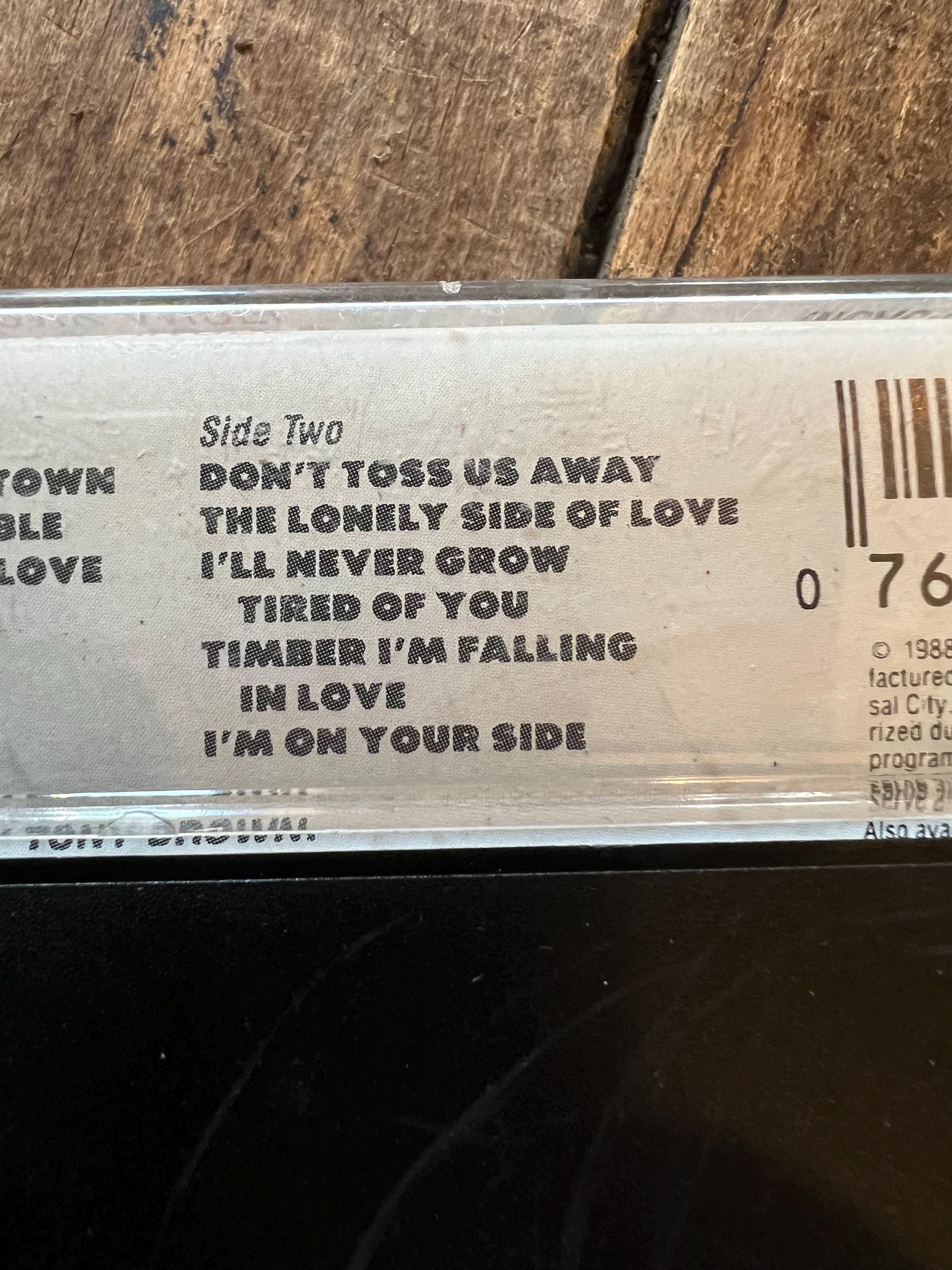 1988 Patty Loveless “Honky Tonk Angel” Cassette Tape - MCA Records Club Edition