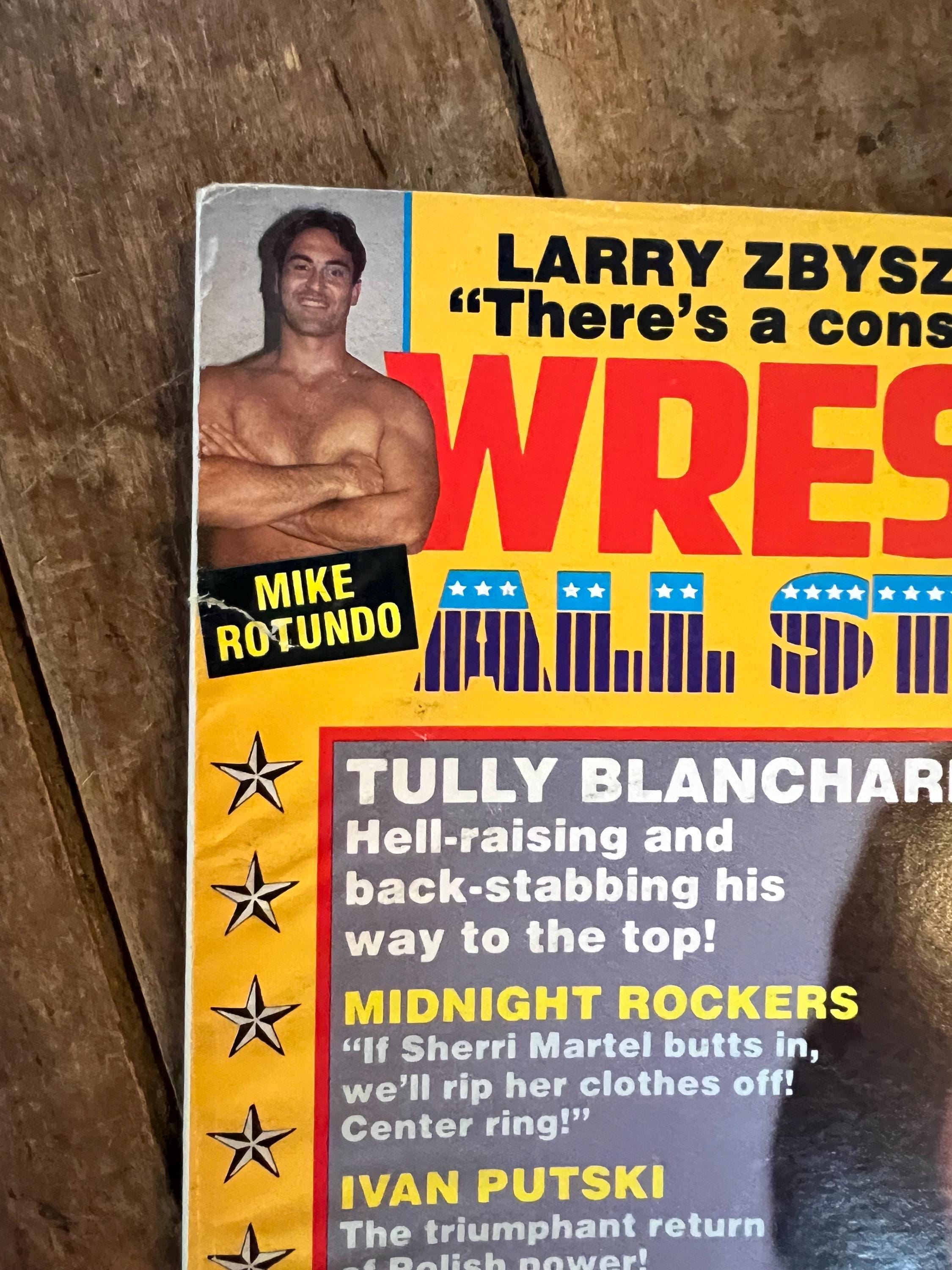 Wrestling All Stars Magazine  - September 1986 - WWF WWE - Tully Blanchard