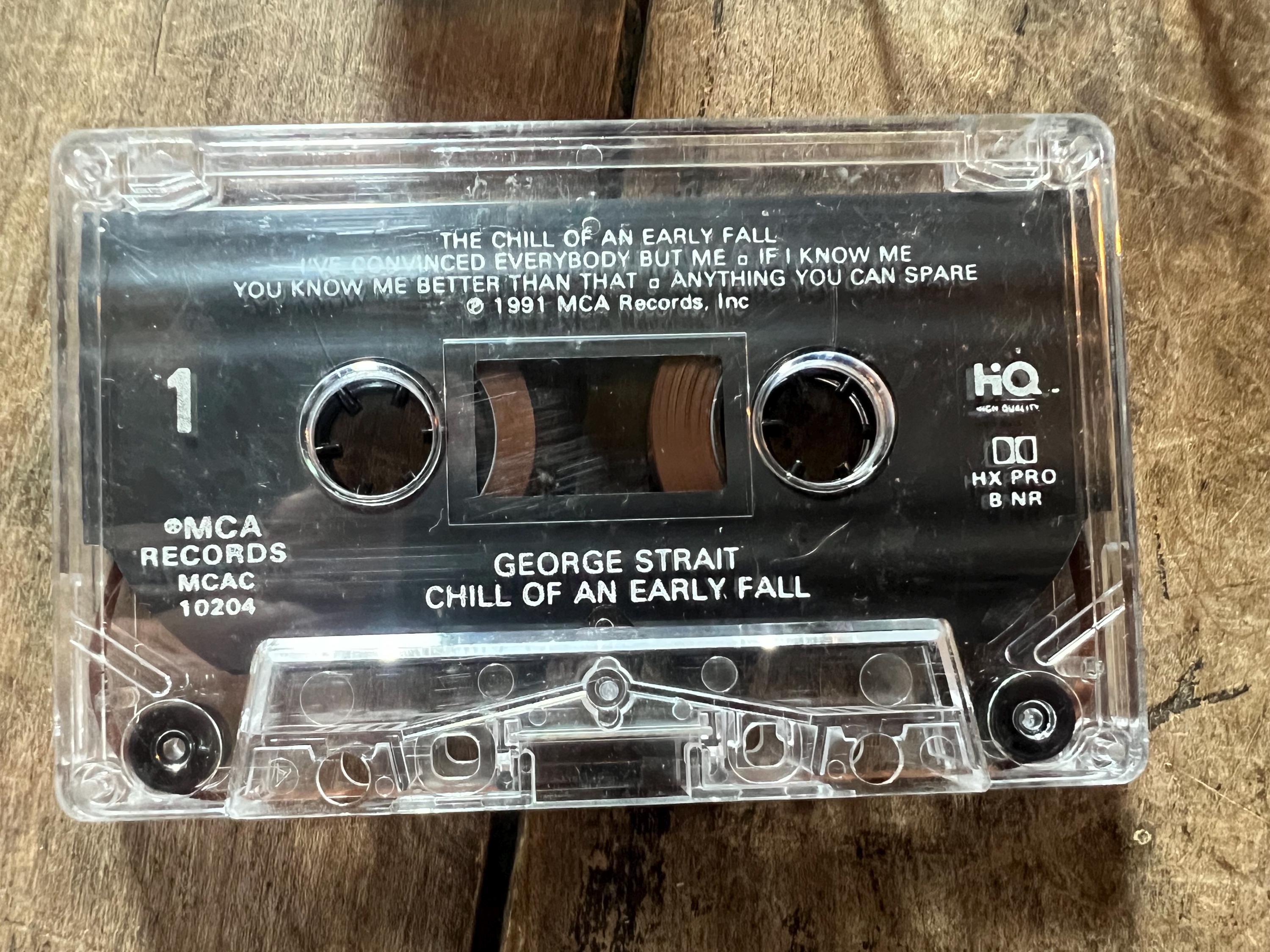George Strait "Chill of an Early Fall" Cassette Tape - 1991 MCA Records