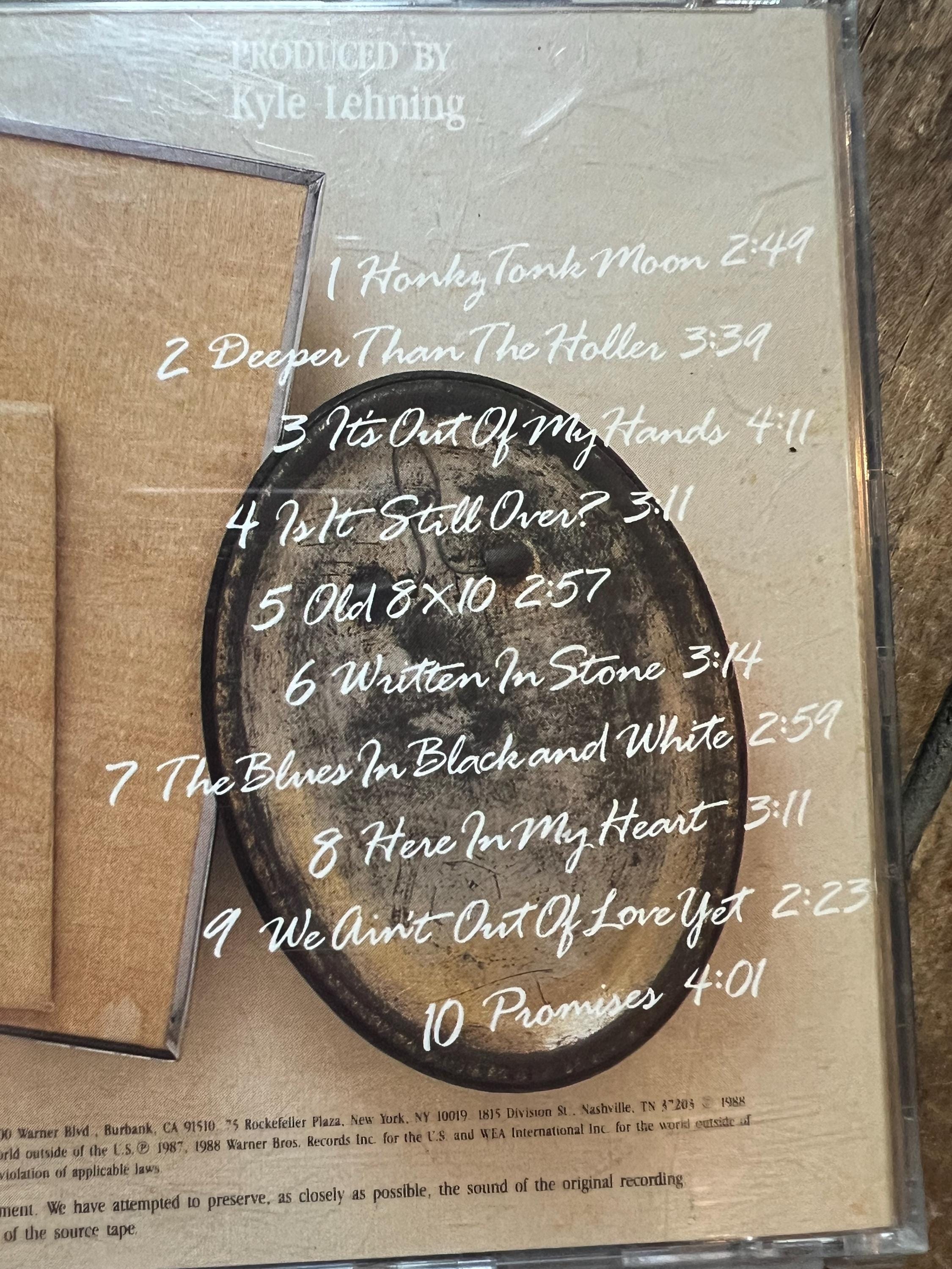 Randy Travis “Old 8x10” CD - 1988 Warner Bros Country Album