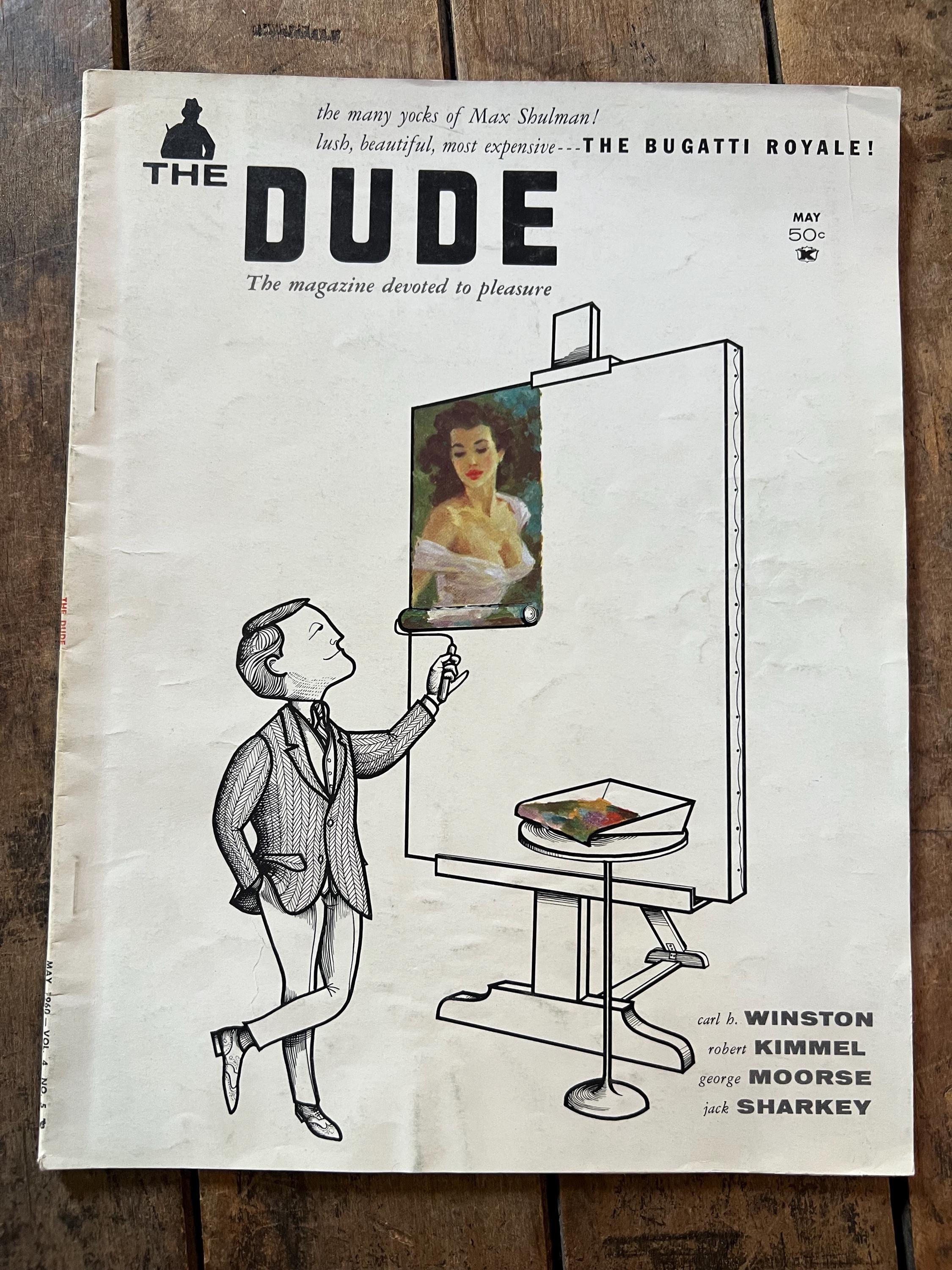 Vintage The DUDE Magazine May 1960 Issue : Rare Men's Collectible