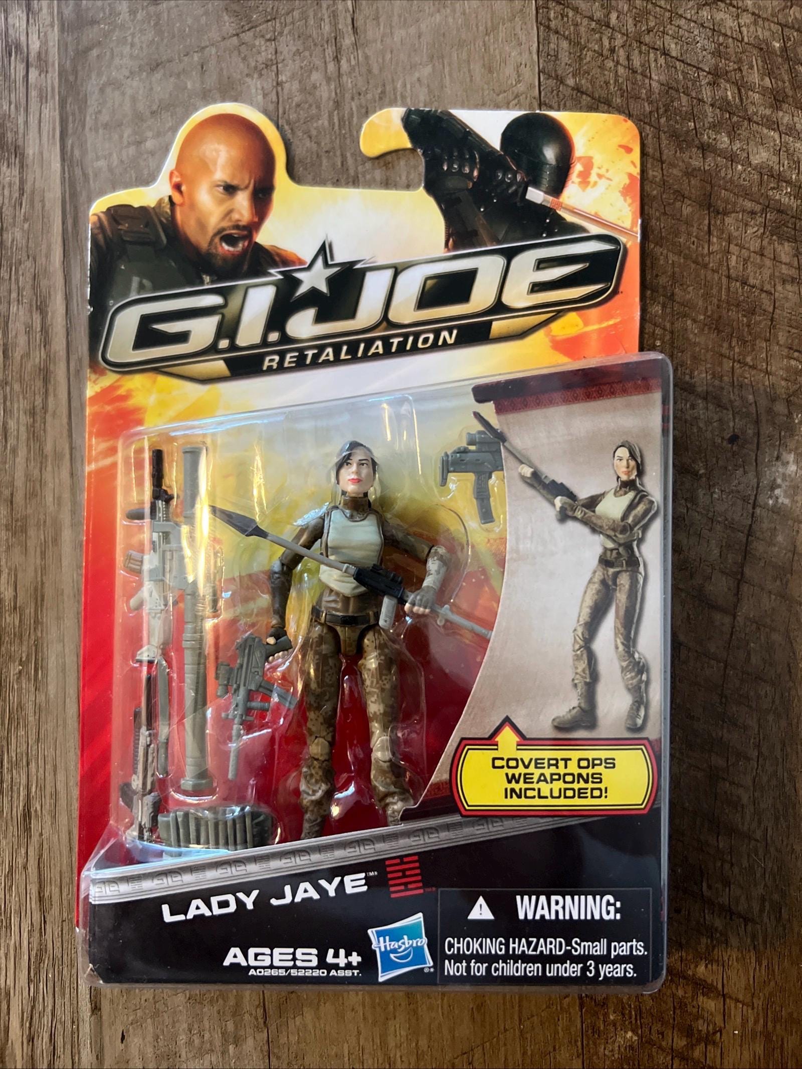 GI JOE Retaliation Lady Jaye Action Figure - MOC - Hasbro