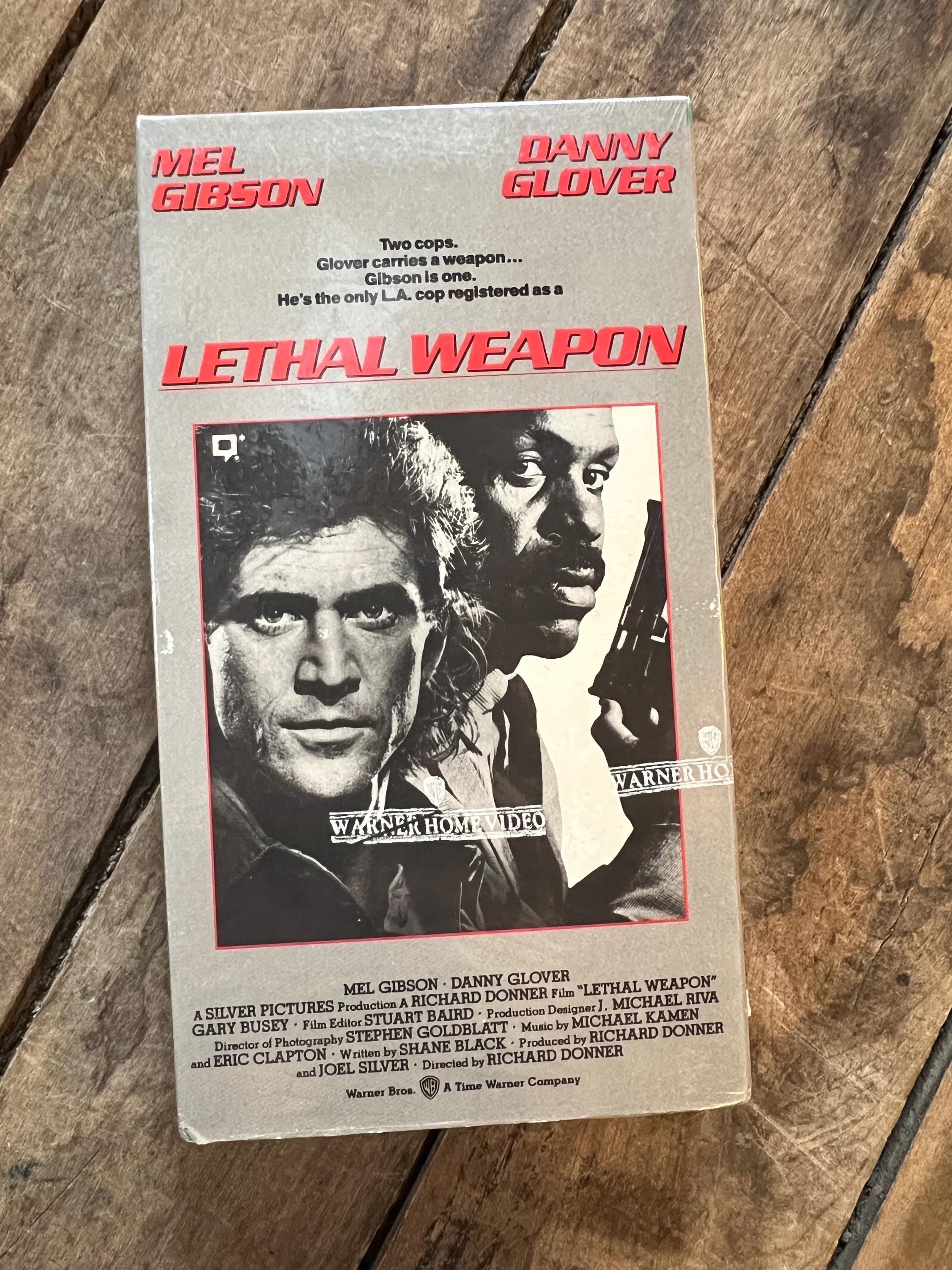 Lethal Weapon ( VHS 1987) Starring - Mel Gibson, Danny Glover & Joe Pesci
