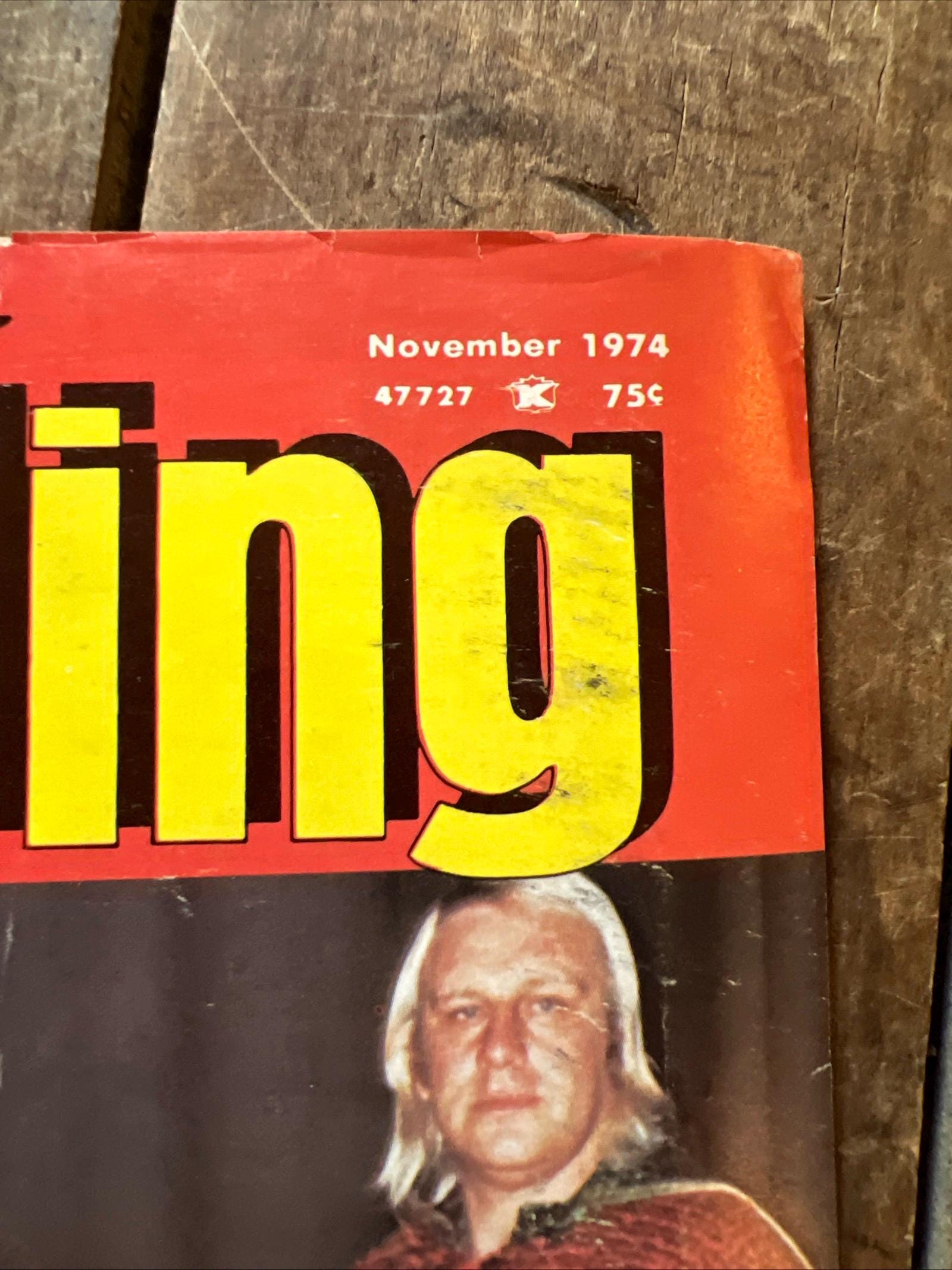 Vintage Inside Wrestling Magazine - November 1974 WWF/WWE
