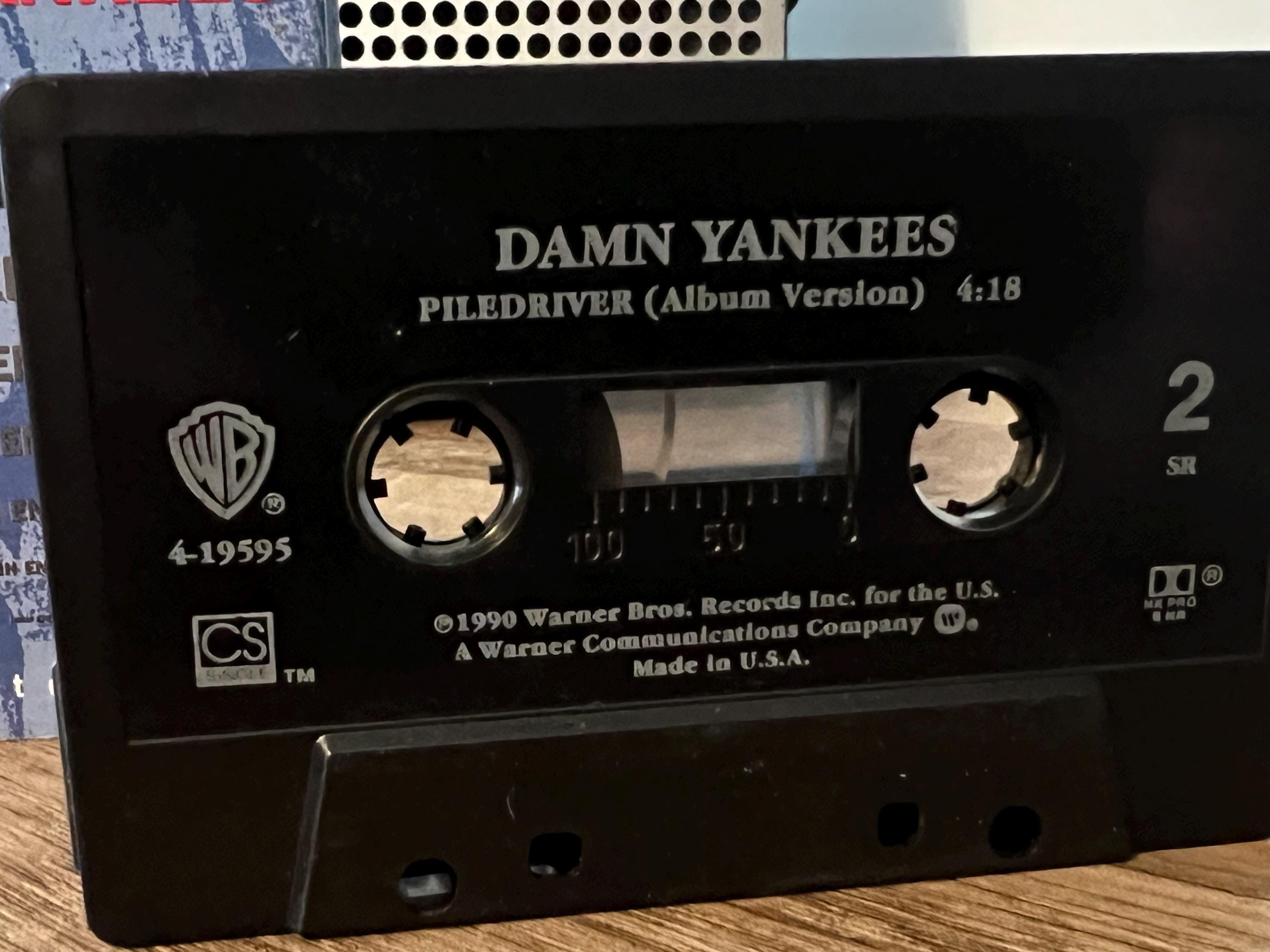 Vintage 1990 Damn Yankees "High Enough" Cassette Tape