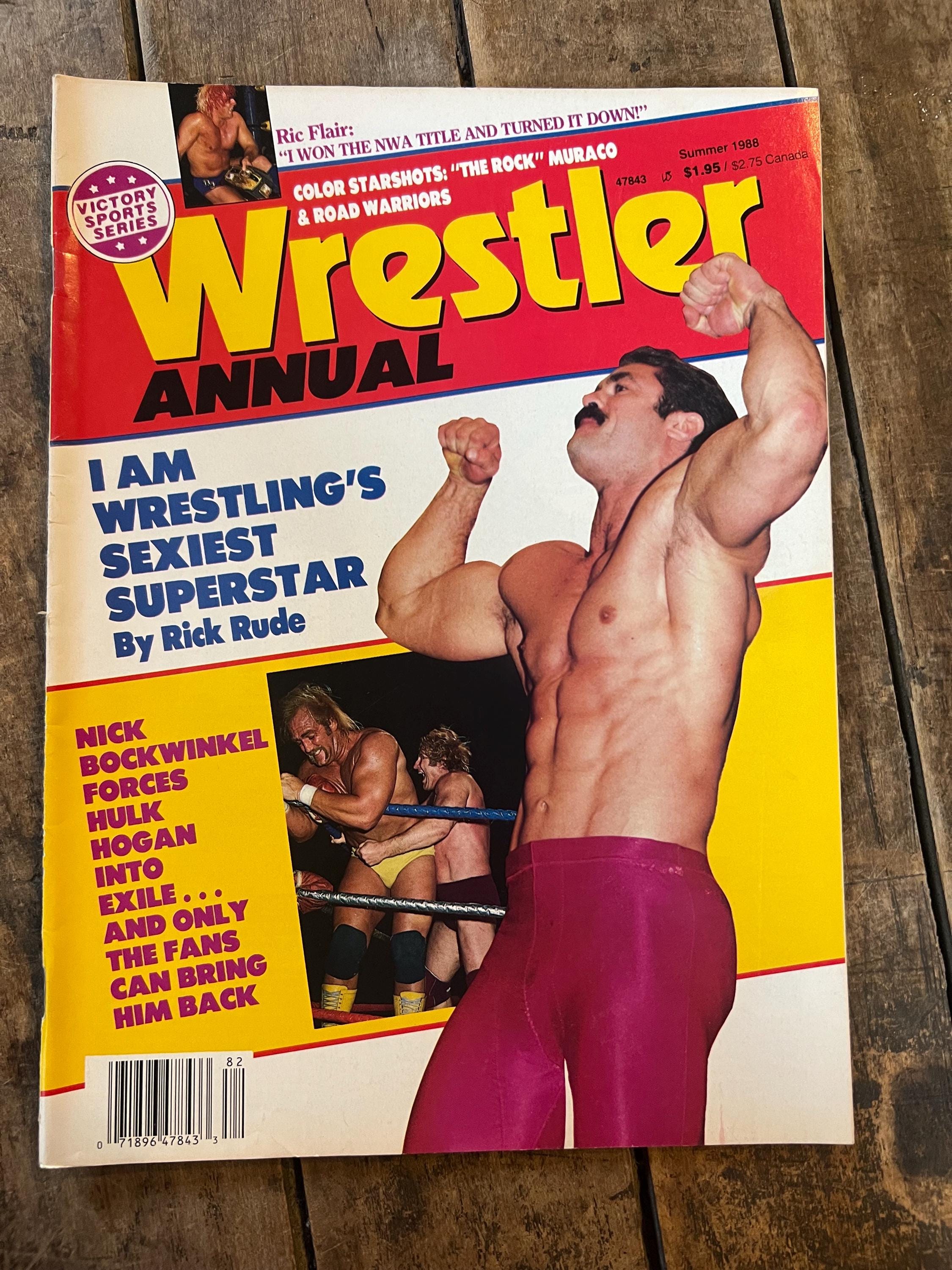 Wrestler Annual Magazine - Summer 1988 - WWF / WWE - Rick Rude Cover & Feature