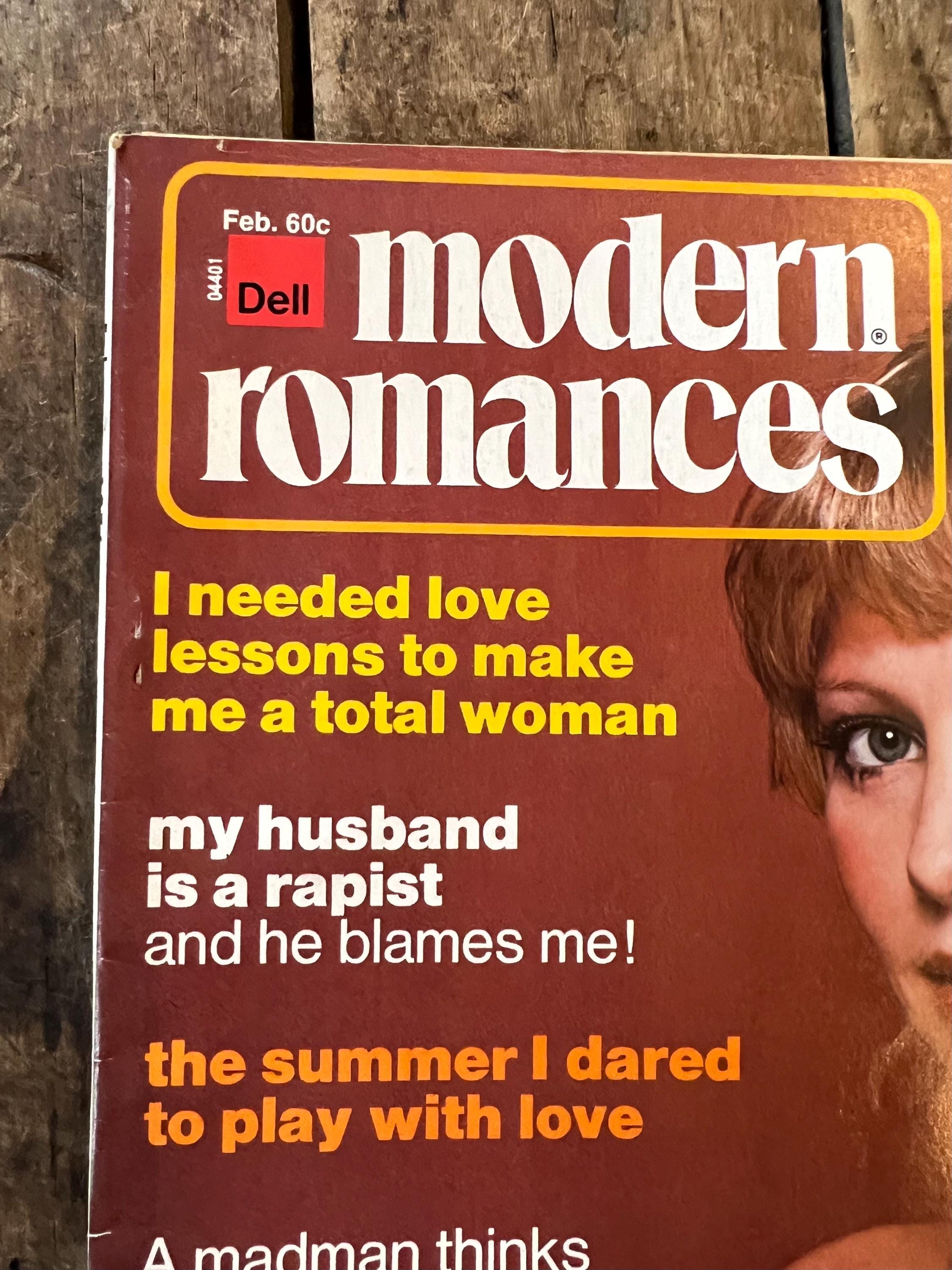 Dell Modern Romances Magazine (February 1976)  Magazine For The Young Homemaker