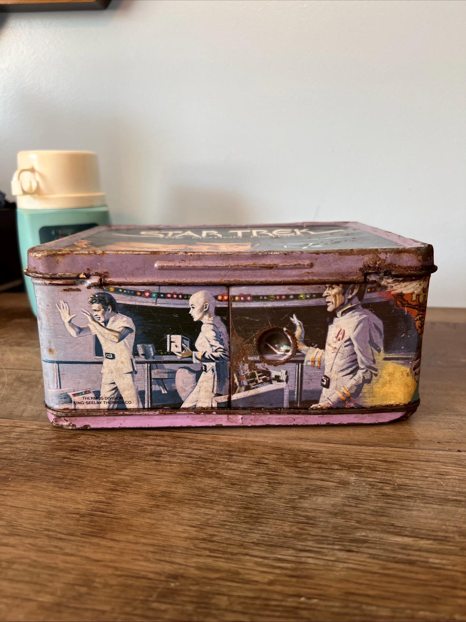 Vintage 1979 Star Trek Lunch Box & Thermos - King Seeley