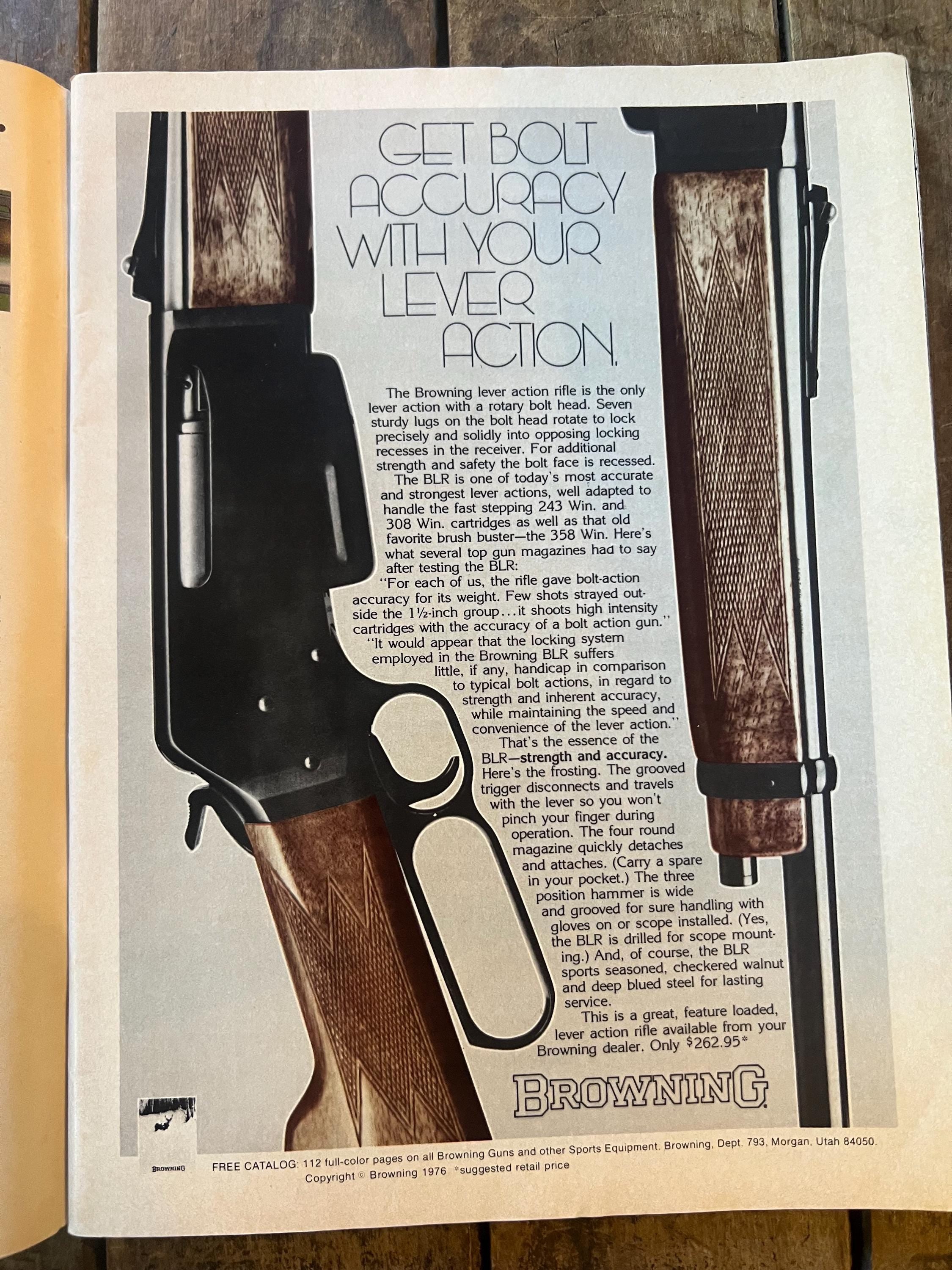 Vintage 1976 American Rifleman Magazine - September Edition- Retro Advertising - Men’s Outdoor Magazine