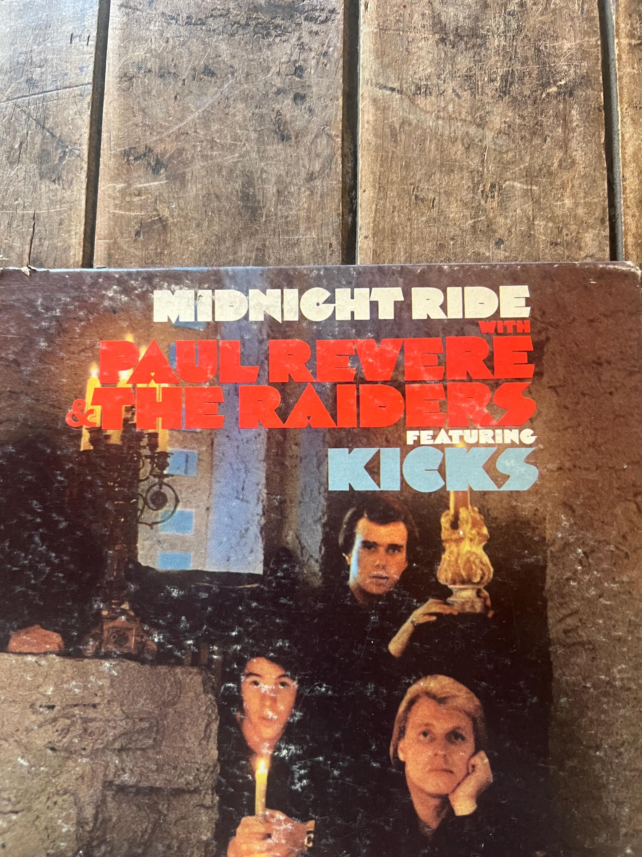 Vintage 1966 Paul Revere & The Raiders 'Midnight Ride' LP Vinyl Record
