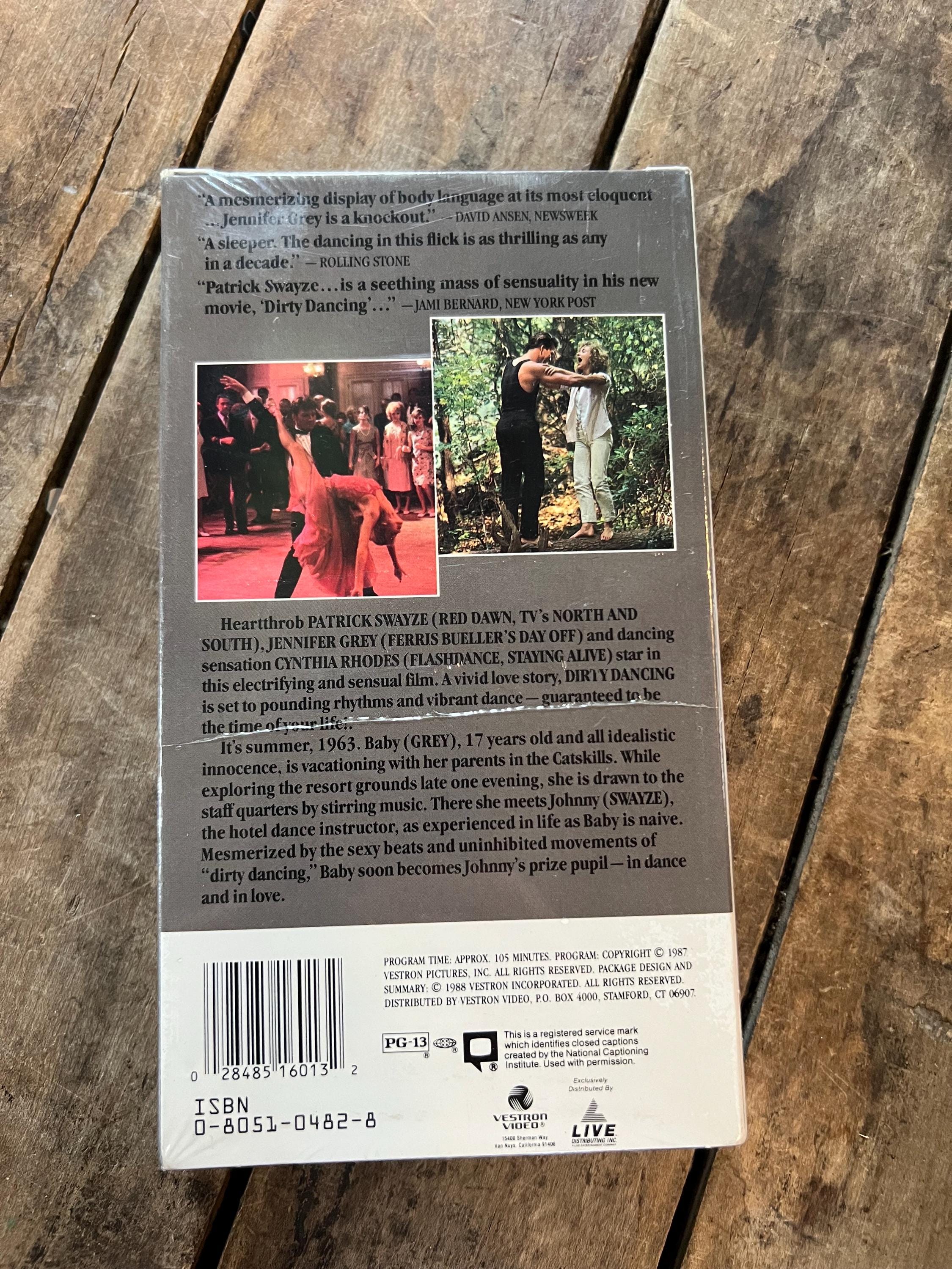 Dirty Dancing- VHS Movie NOS Sealed (1987) - Starring Patrick Swayze & Jennifer Grey