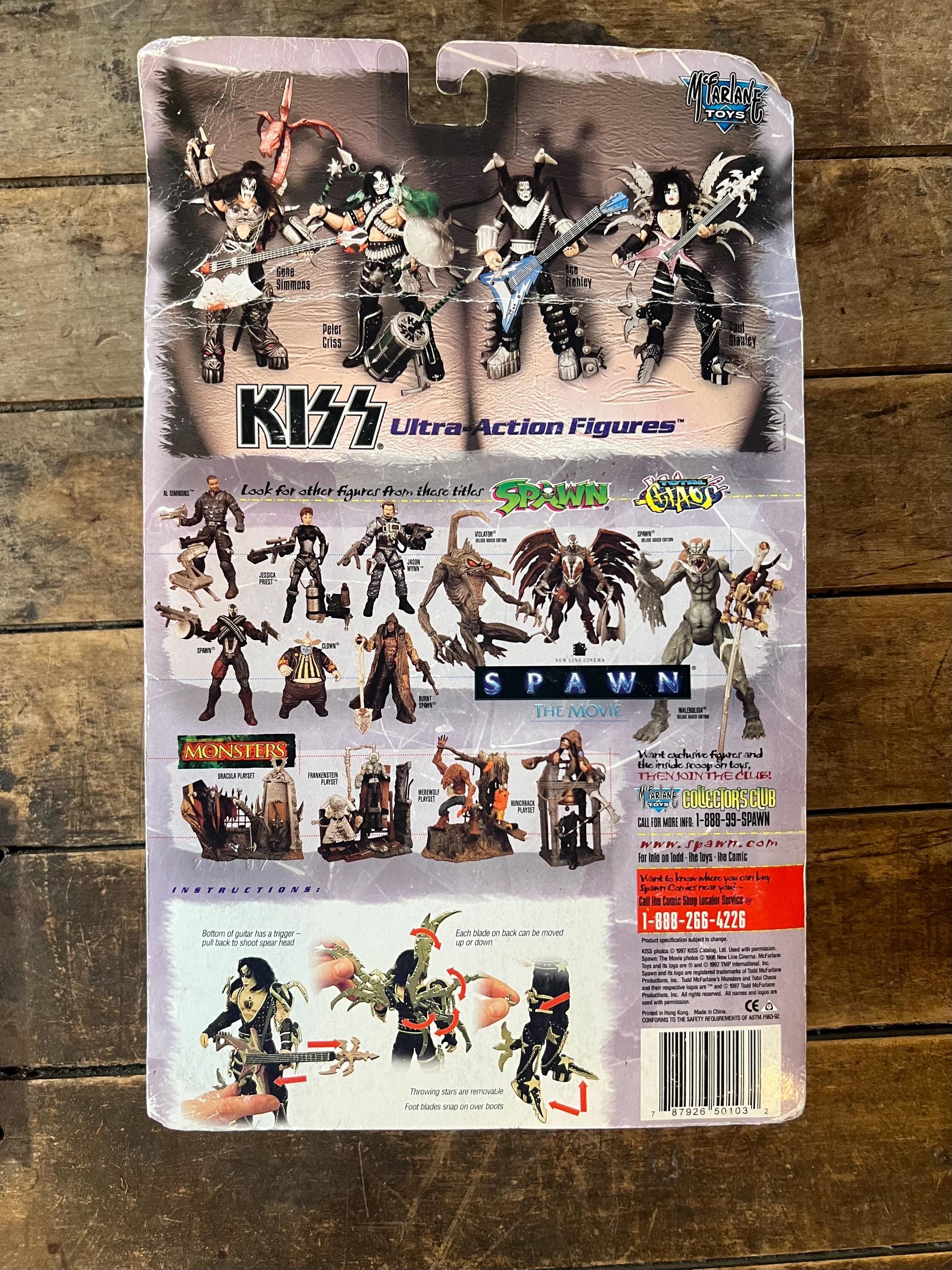 Vintage 1997 KISS Paul Stanley Action Figure: McFarlane Toys, MOC