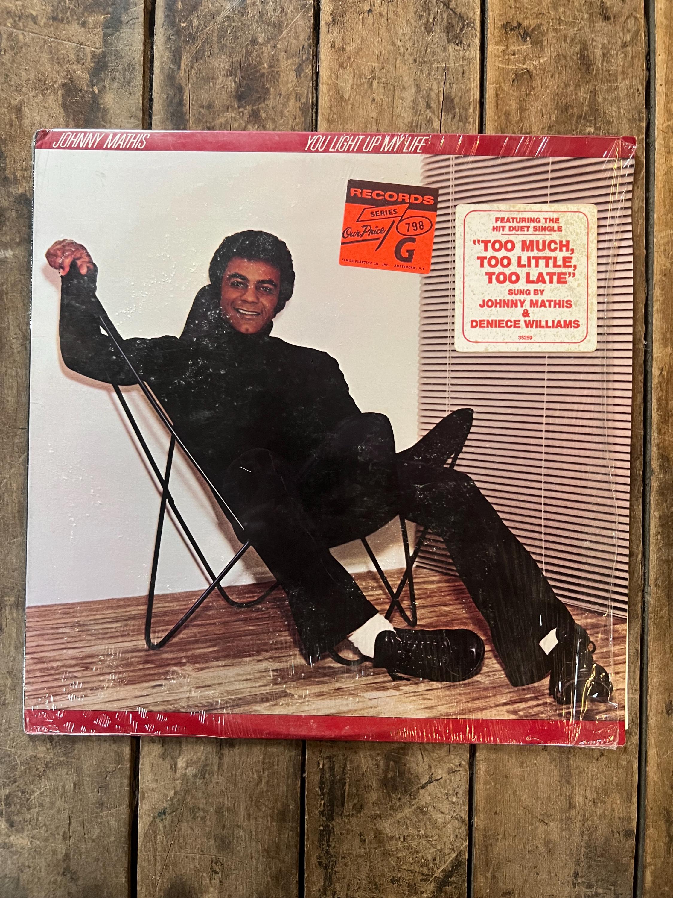 Vintage 1978 Johnny Mathis “You Light Up My Life” LP Record