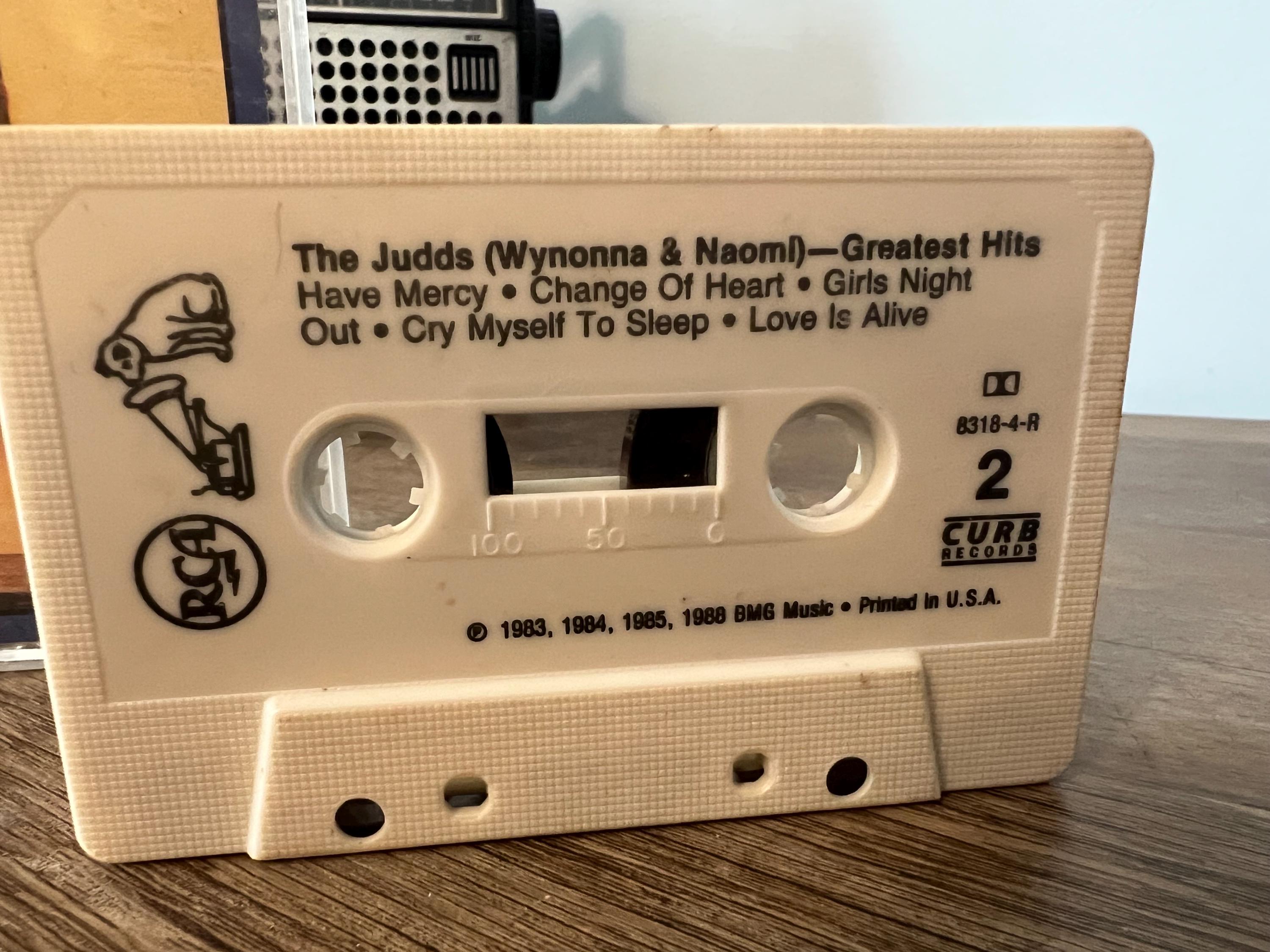 Vintage 1988 The Judds Greatest Hits Cassette Tape - Retro Country