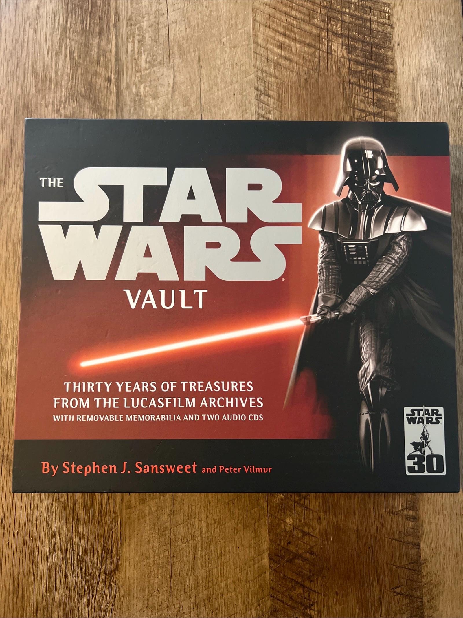Star Wars Vault Book: 30 Years of Lucasfilm Treasures, Memorabilia & Audio CDs