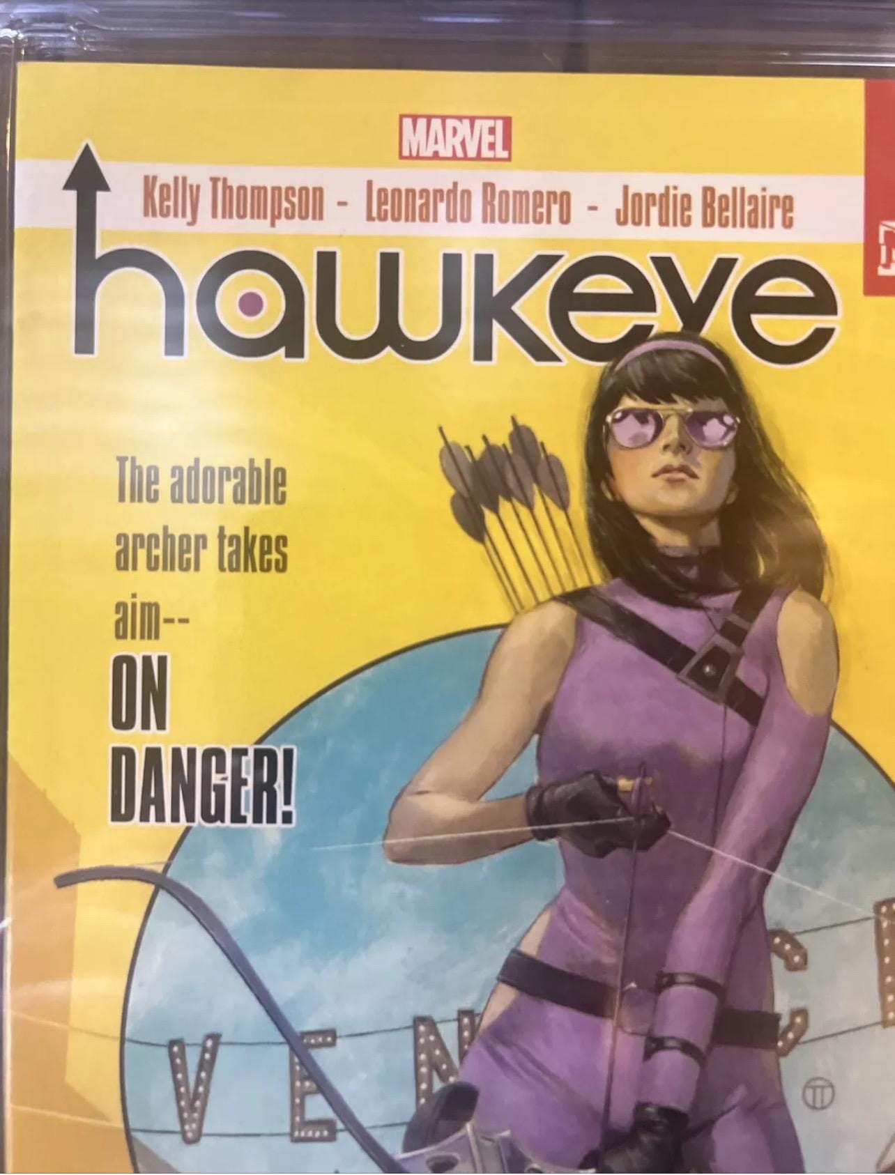 HAWKEYE #1 - Kate Bishop - Marvel Comics - Leonardo Romero art work - CGC Graded 9.6