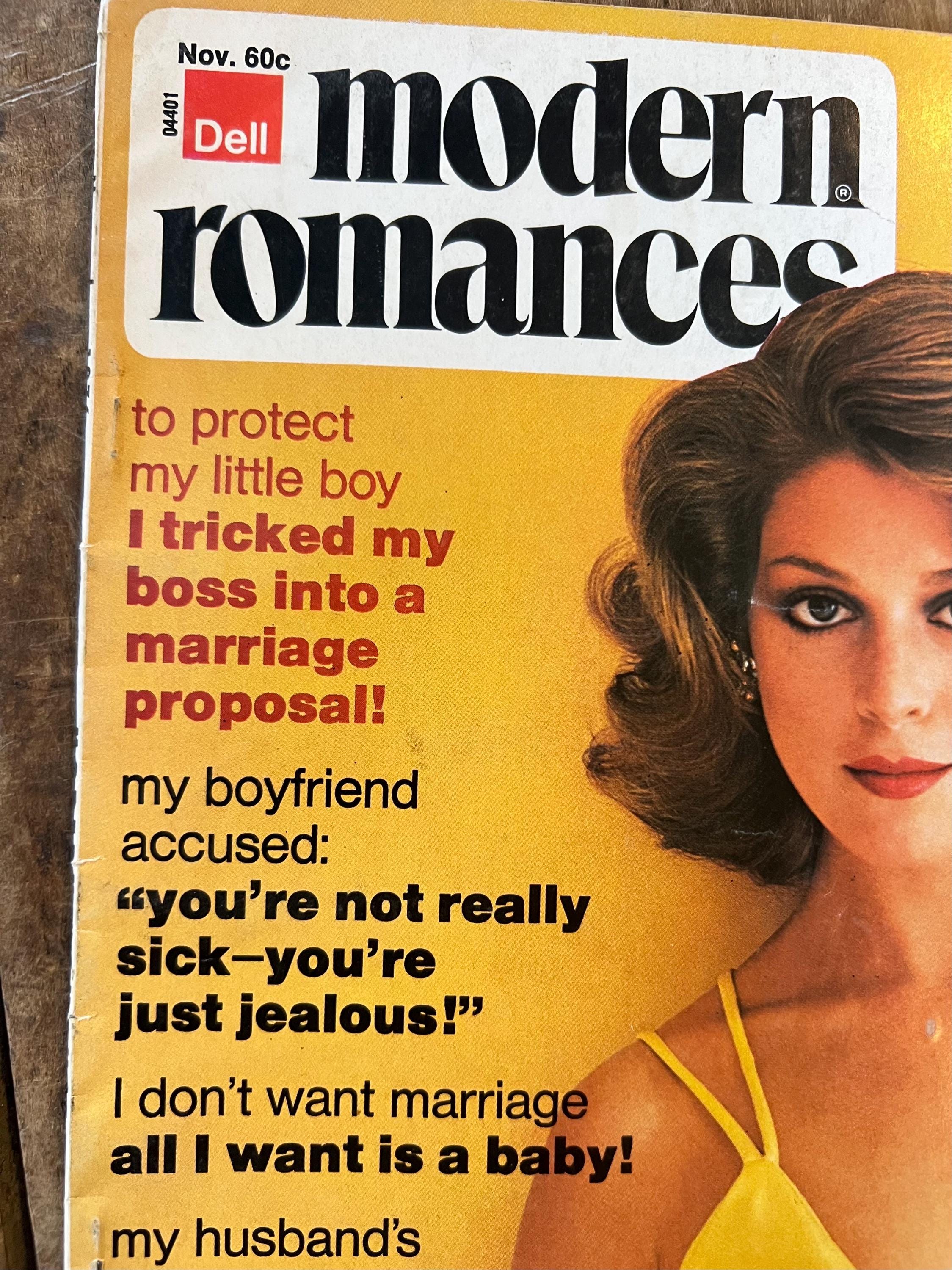 Dell Modern Romances Magazine (November 1976)  Magazine For The Young Homemaker