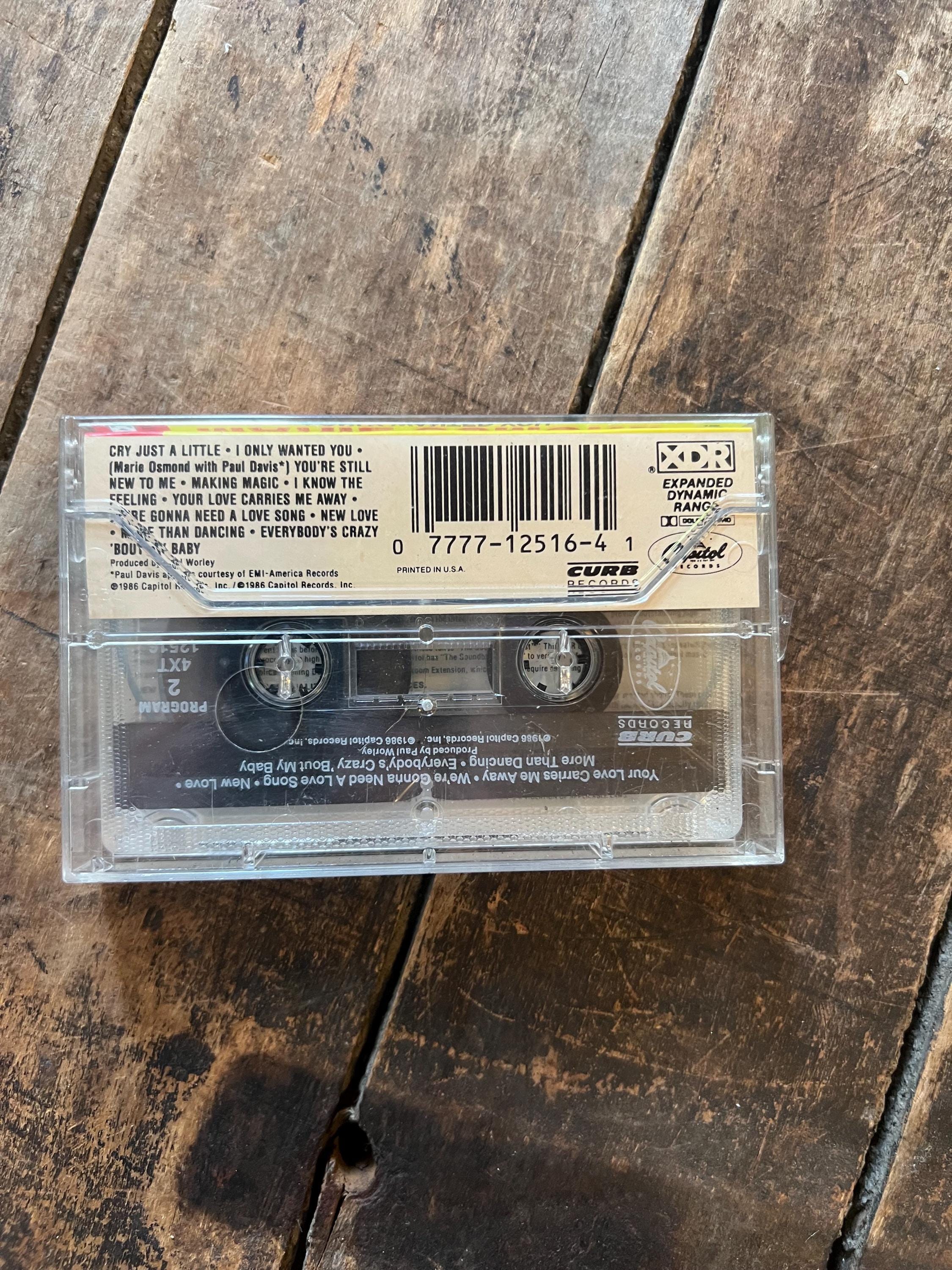 1986 Marie Osmond “I Only Want You” Cassette Tape - Capitol Records Club Edition