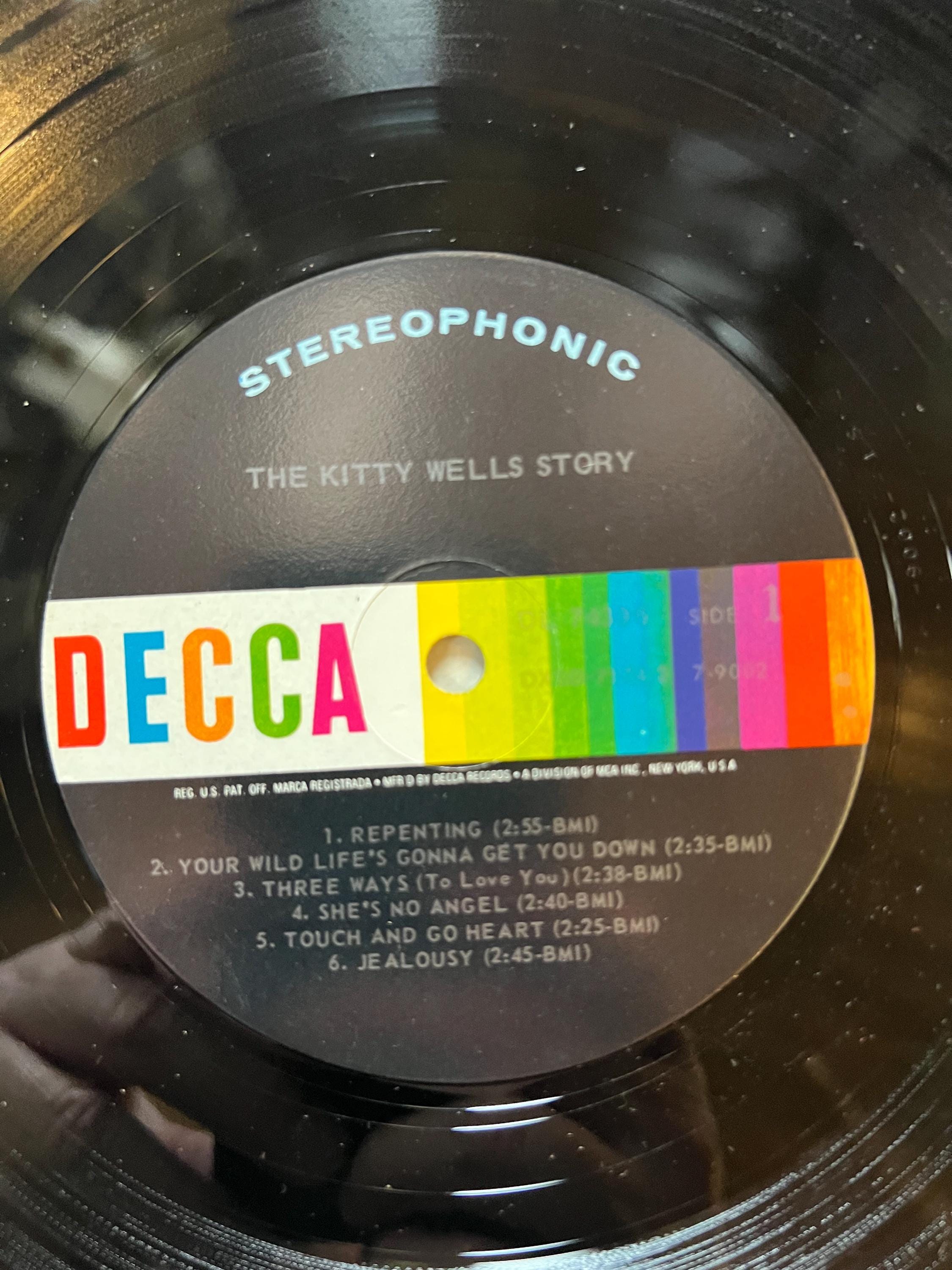 Kitty Wells “The Kitty Wells Story” - 1963 Decca Records - LP Vinyl Album