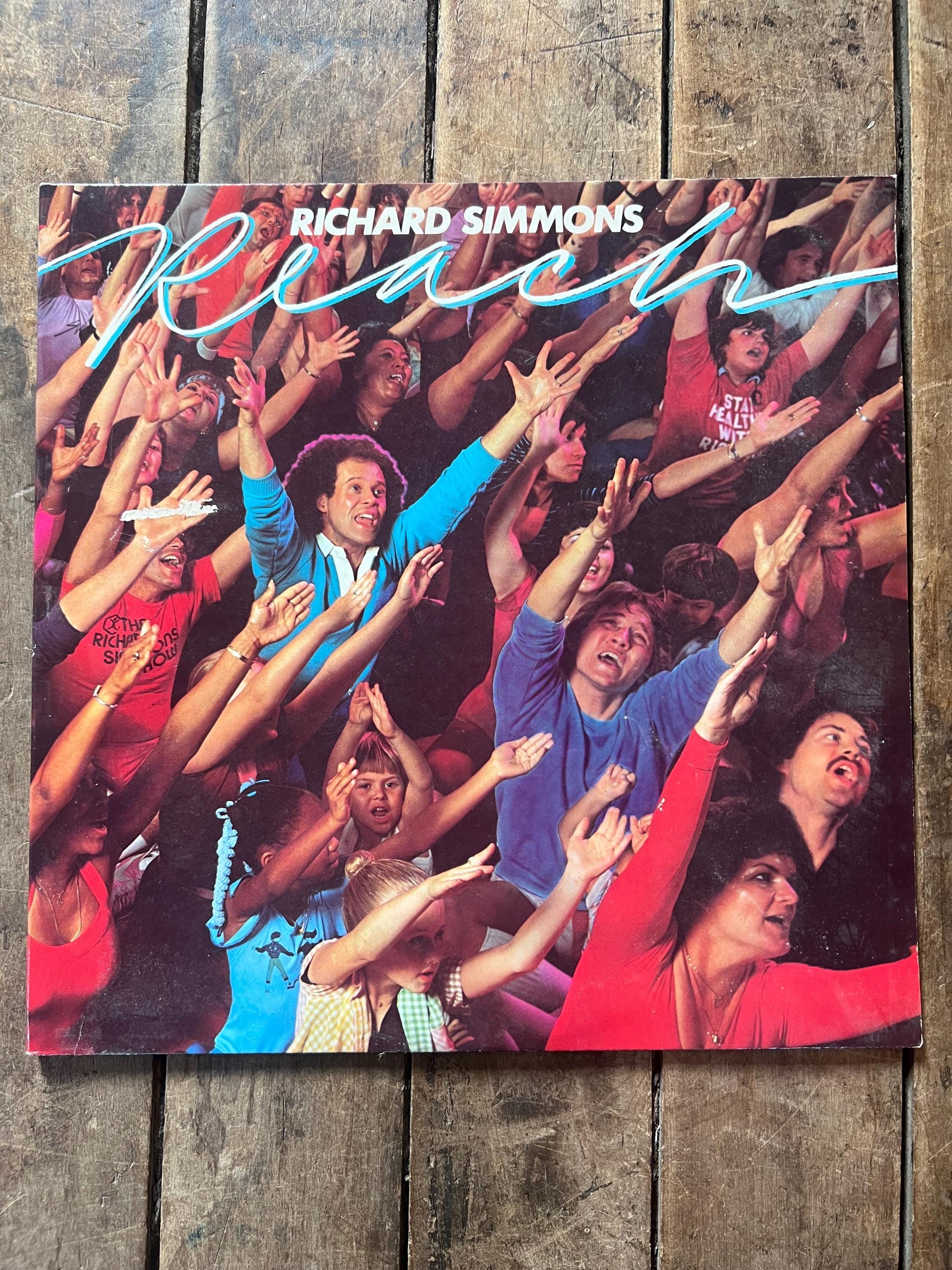 Vintage 1982 Richard Simmons "REACH" LP Record - Elektra Records